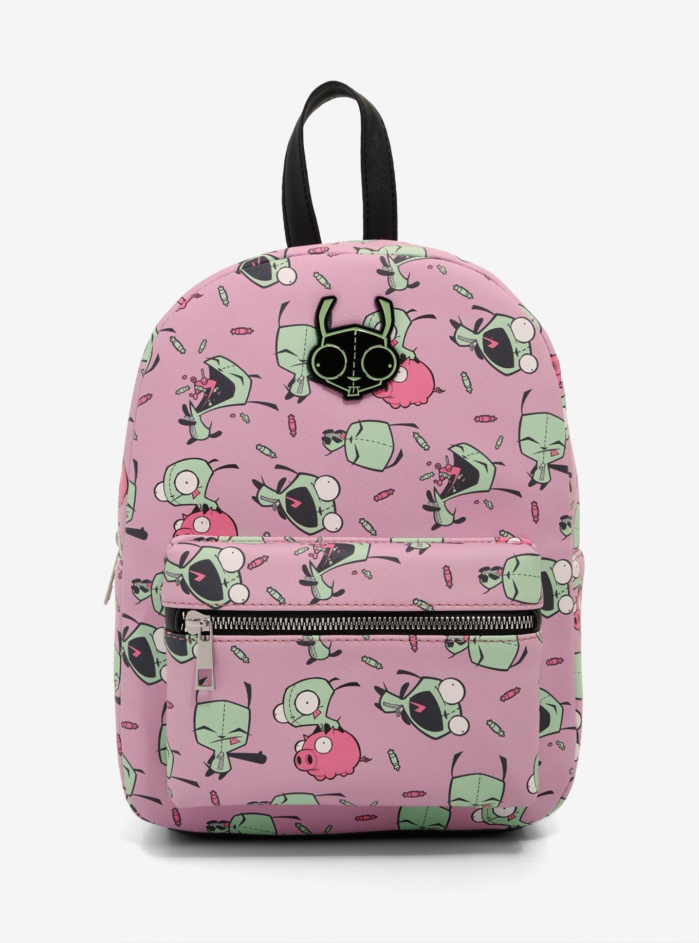 Invader Zim GIR & Zim With Pig Mini Backpack Invader Zim Gir and Pig Backpack main image 3