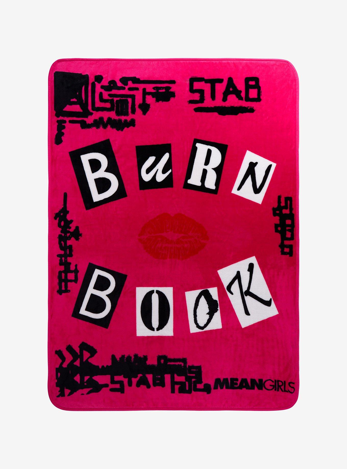 Mean Girls Burn Book Throw Blanket