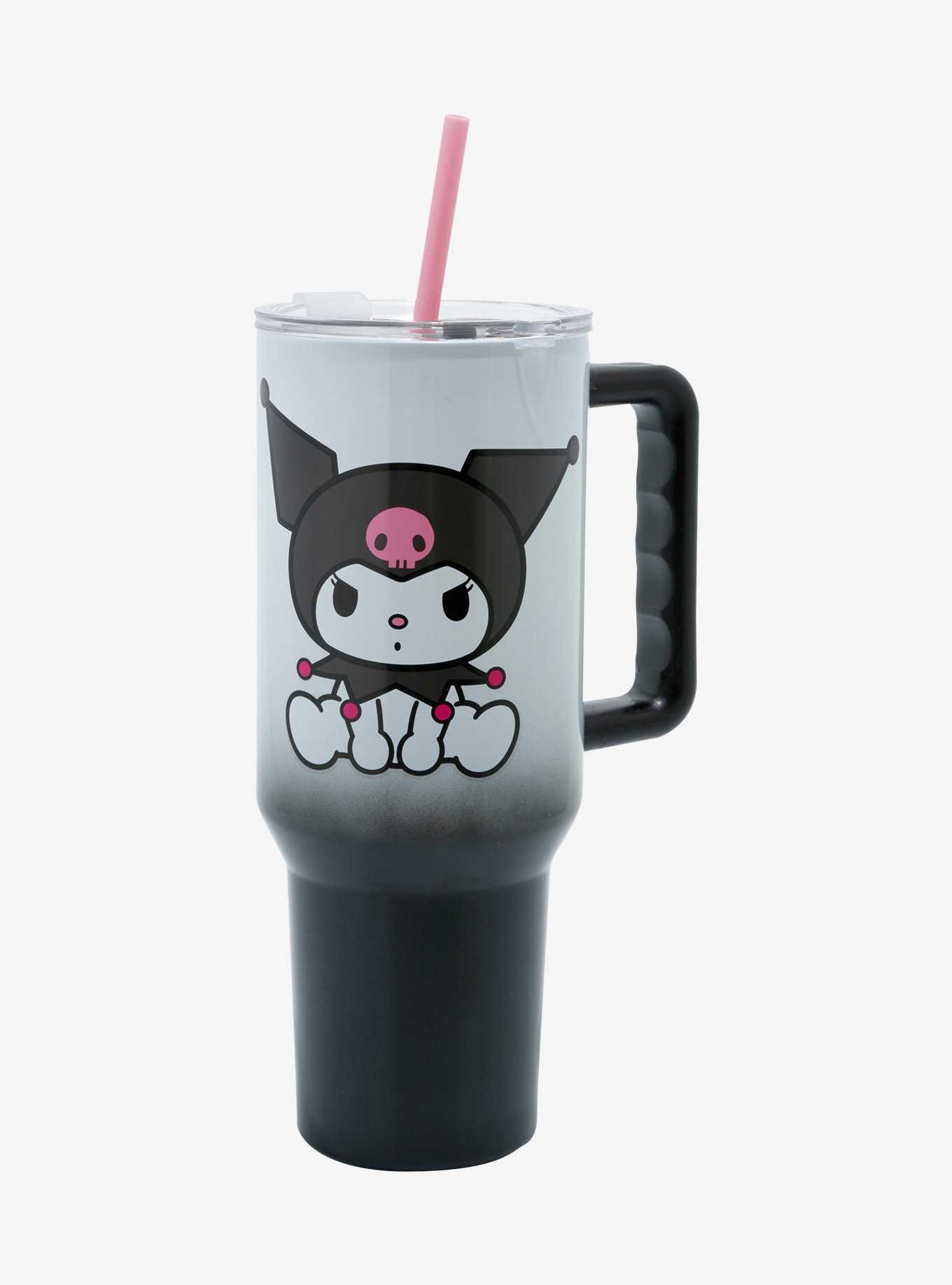 Kuromi Ombre Stainless Steel Travel Cup, , hi-res