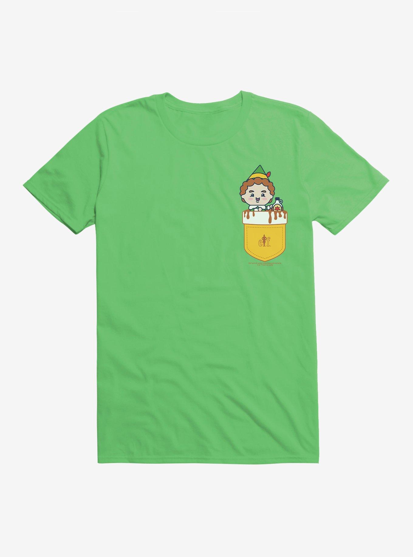 Elf Maple Syrup Faux Pocket T-Shirt