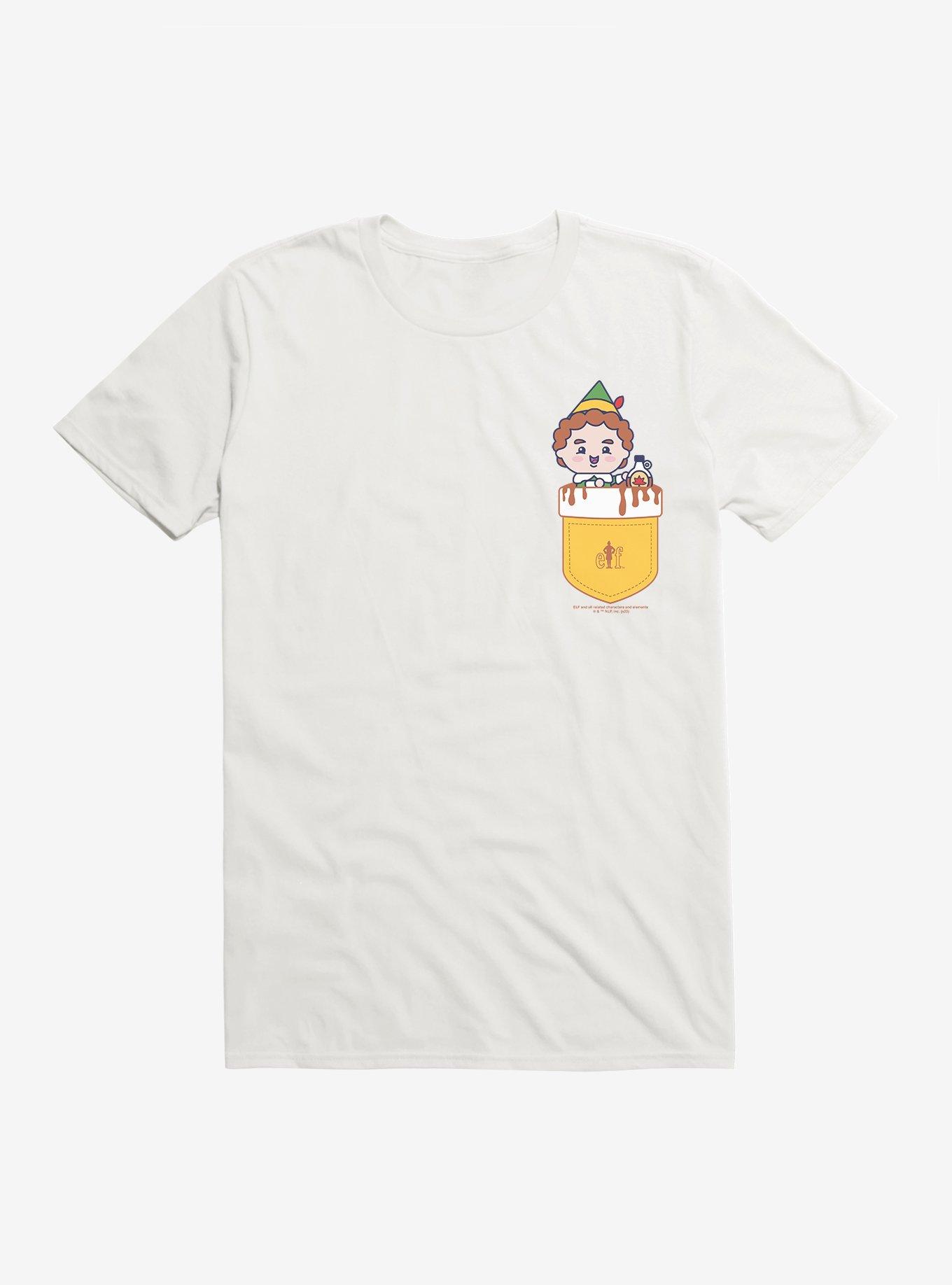 Elf Maple Syrup Faux Pocket T-Shirt