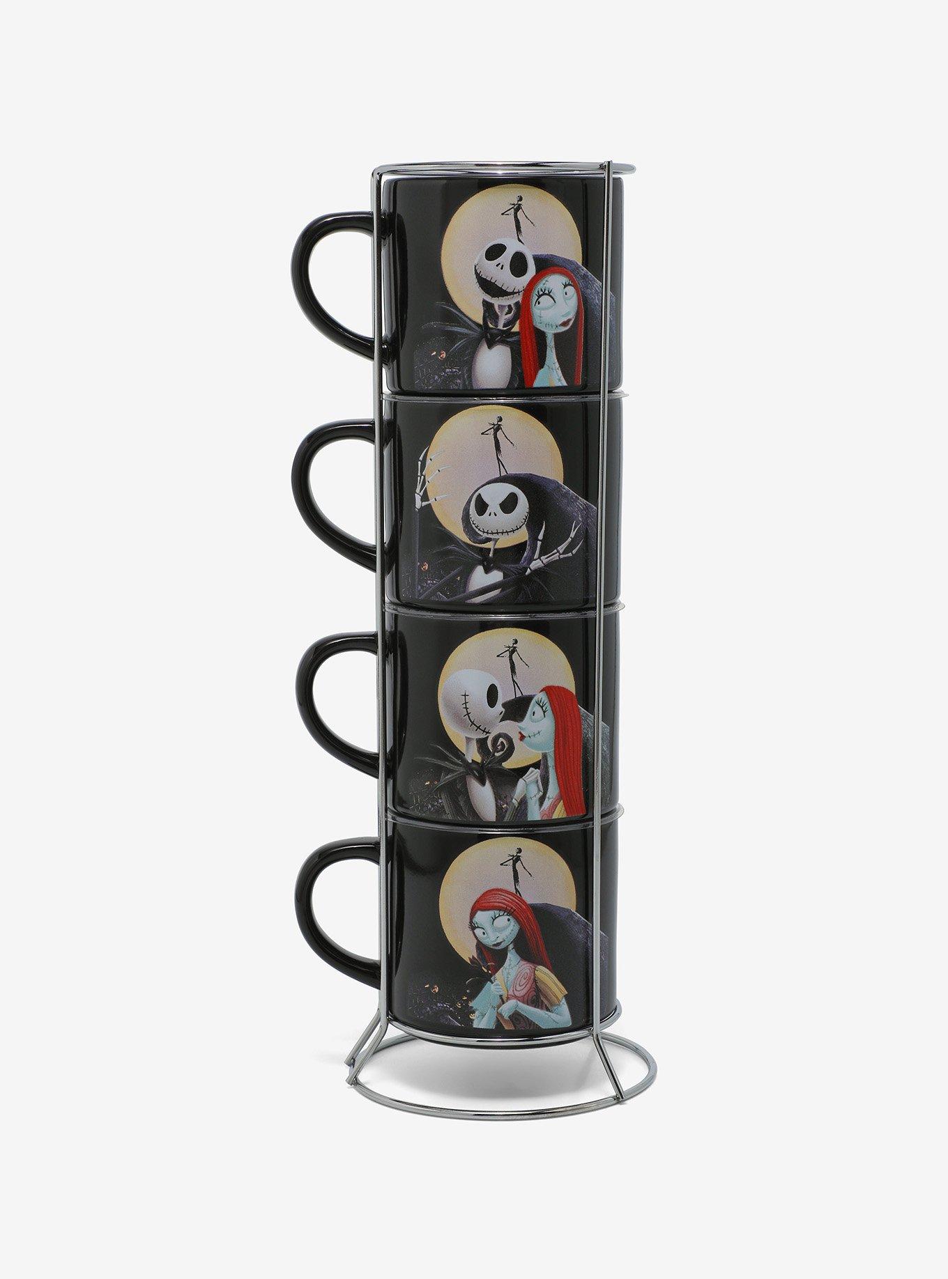 The Nightmare Before Christmas Jack & Sally Mug Set, , hi-res