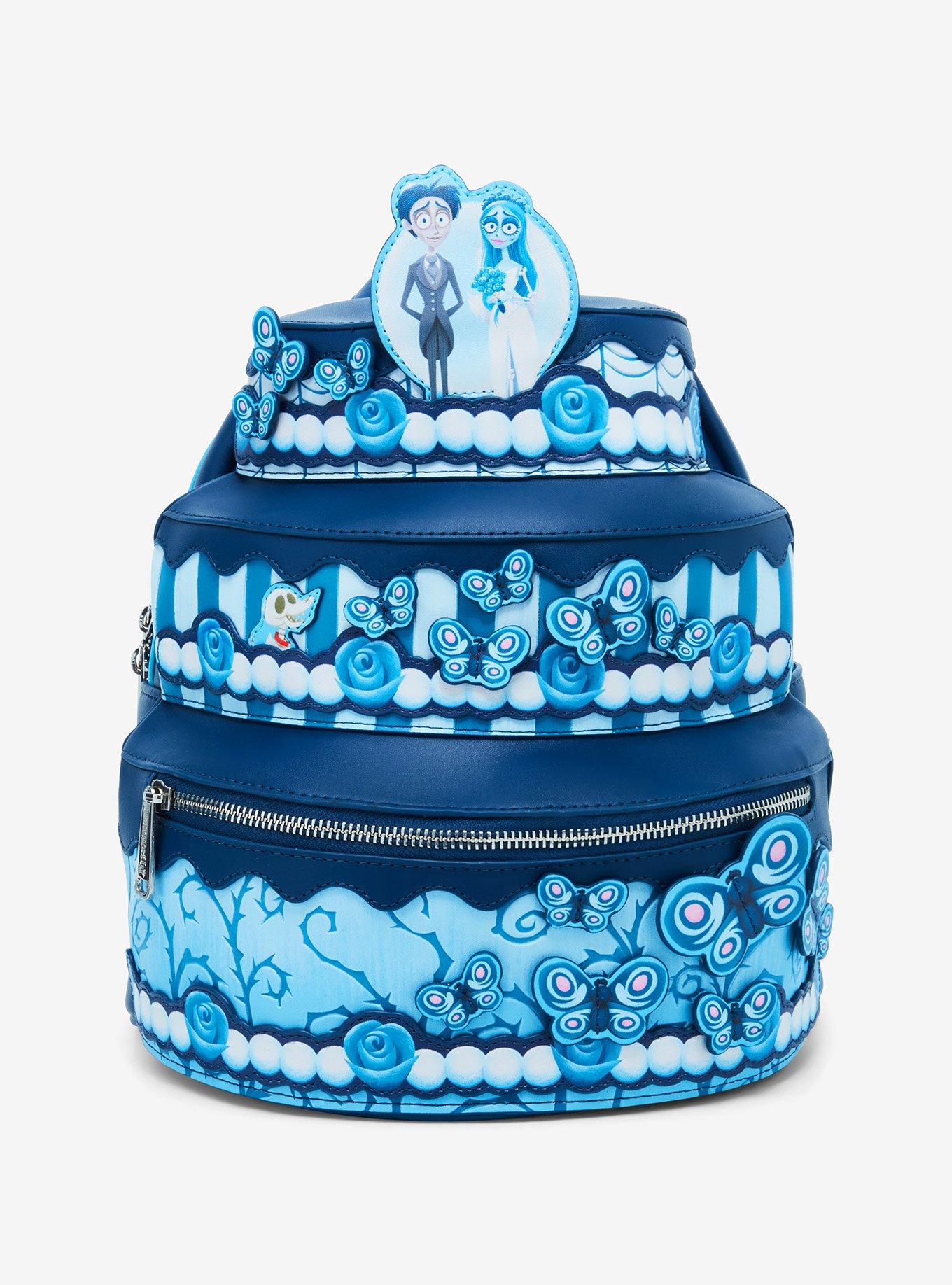 Loungefly Corpse Bride Wedding Cake Figural Mini Backpack, , hi-res