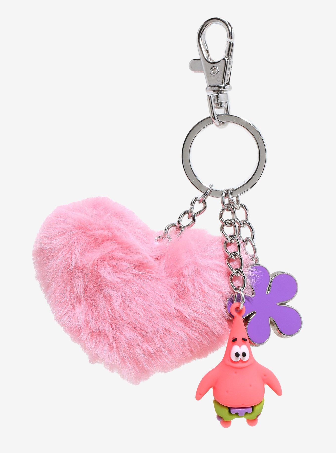 SpongeBob SquarePants Patrick Pom Pom Multi-Charm Keychain, , hi-res