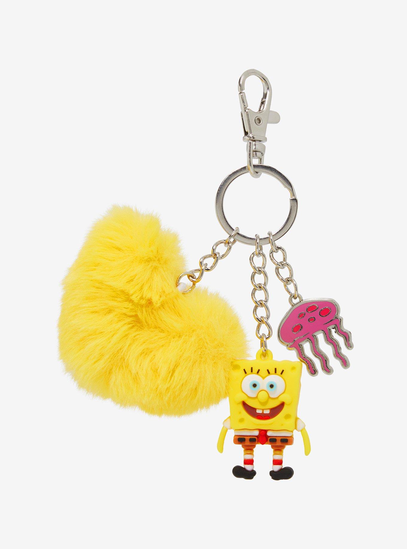 SpongeBob SquarePants Pom Pom 3D Multi-Charm Keychain, , hi-res