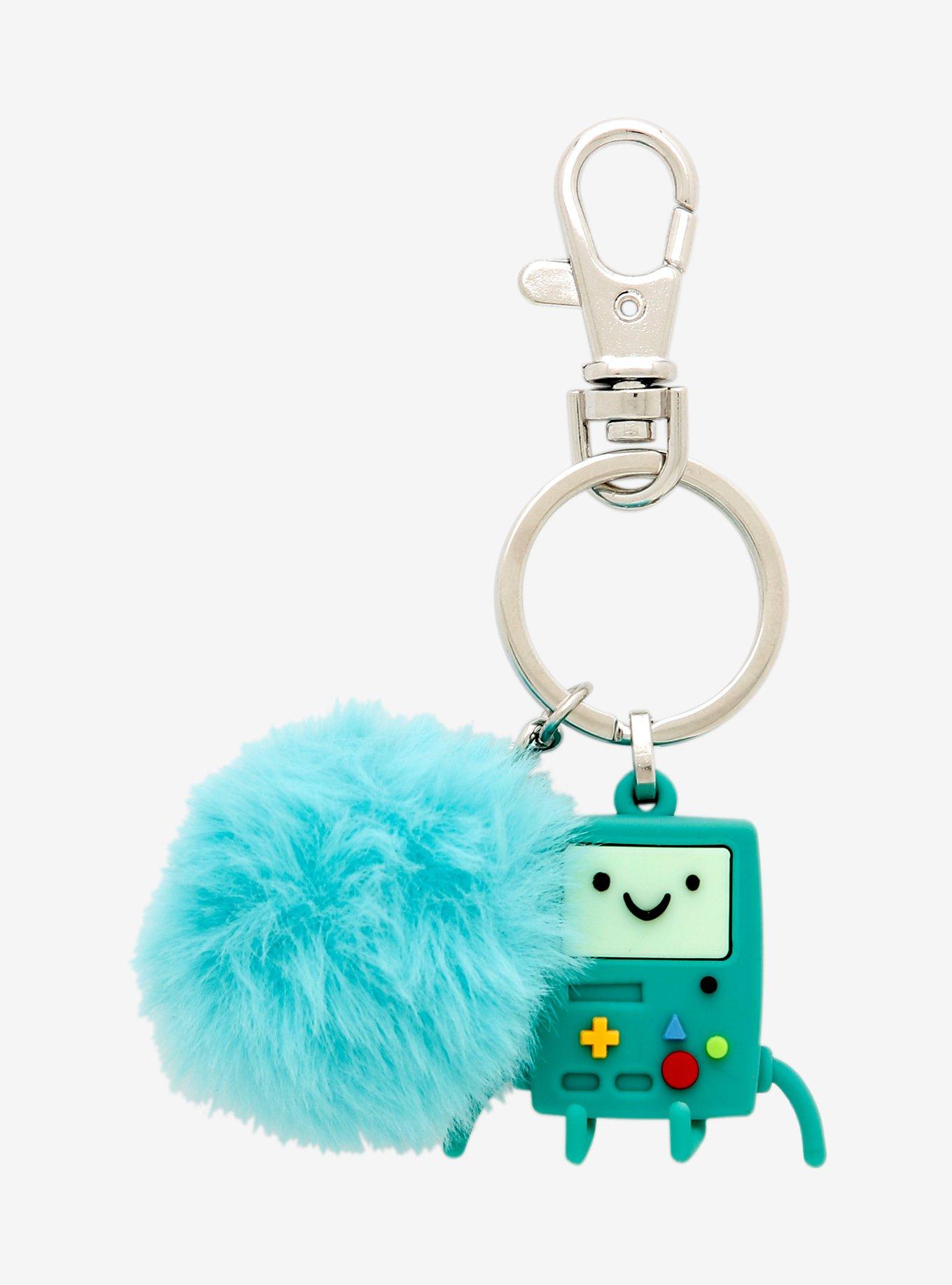 Adventure Time BMO Multi-Charm Pom Pom Keychain