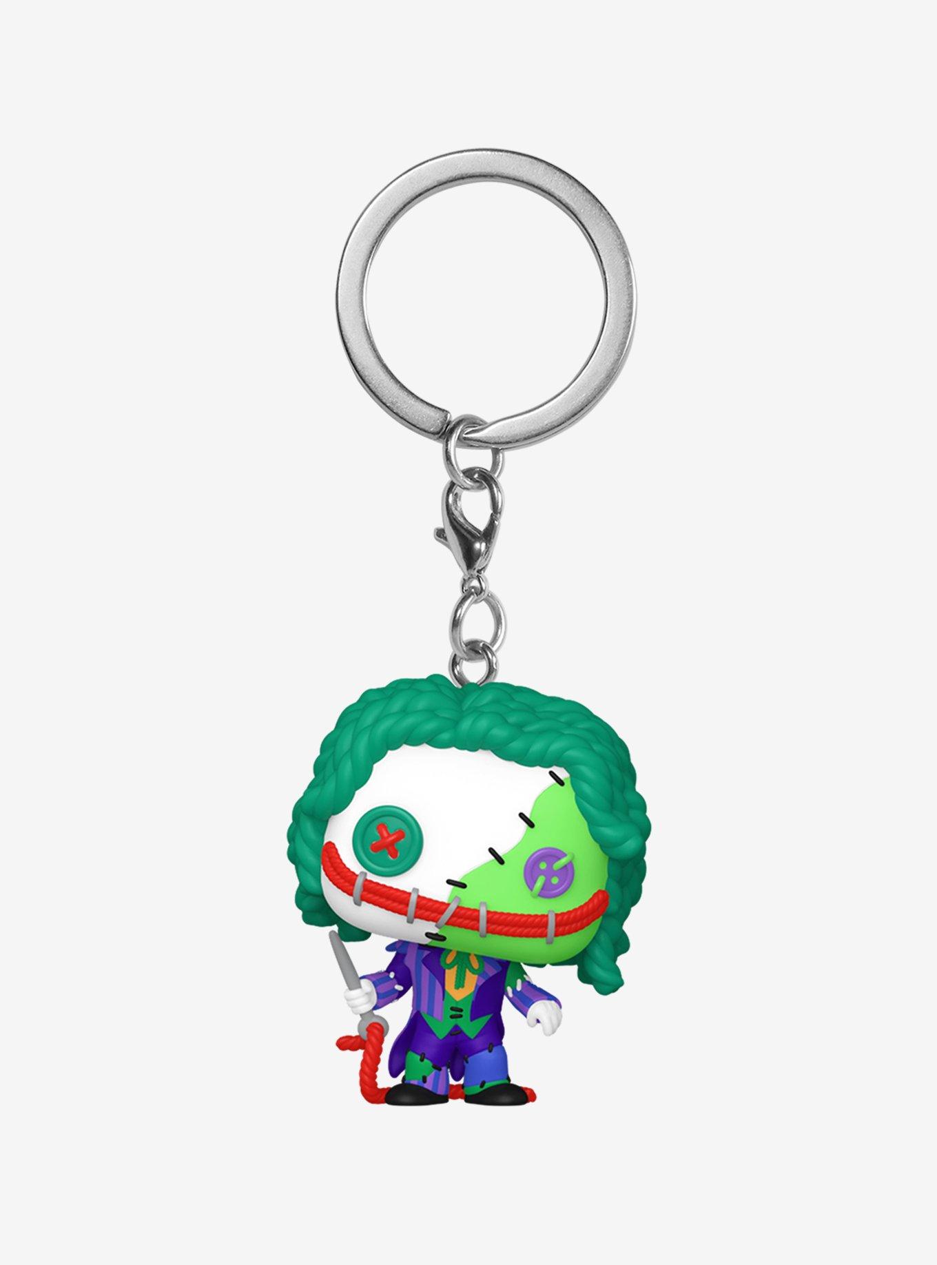 Funko Pocket Pop! DC Comics Batman Patchwork The Joker Vinyl Keychain, , hi-res