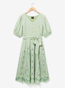 Disney The Princess and the Frog Bayou Puff Sleeve Midi Dress — BoxLunch Exclusive