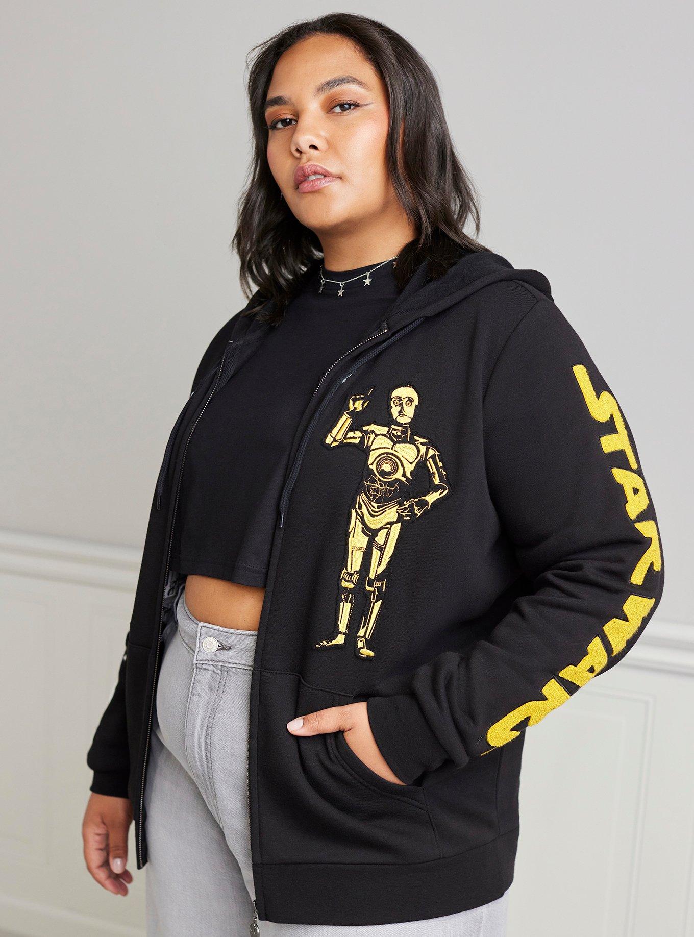 Her Universe Star Wars Droids Hoodie Plus Size Her Universe Exclusive, MULTI, hi-res