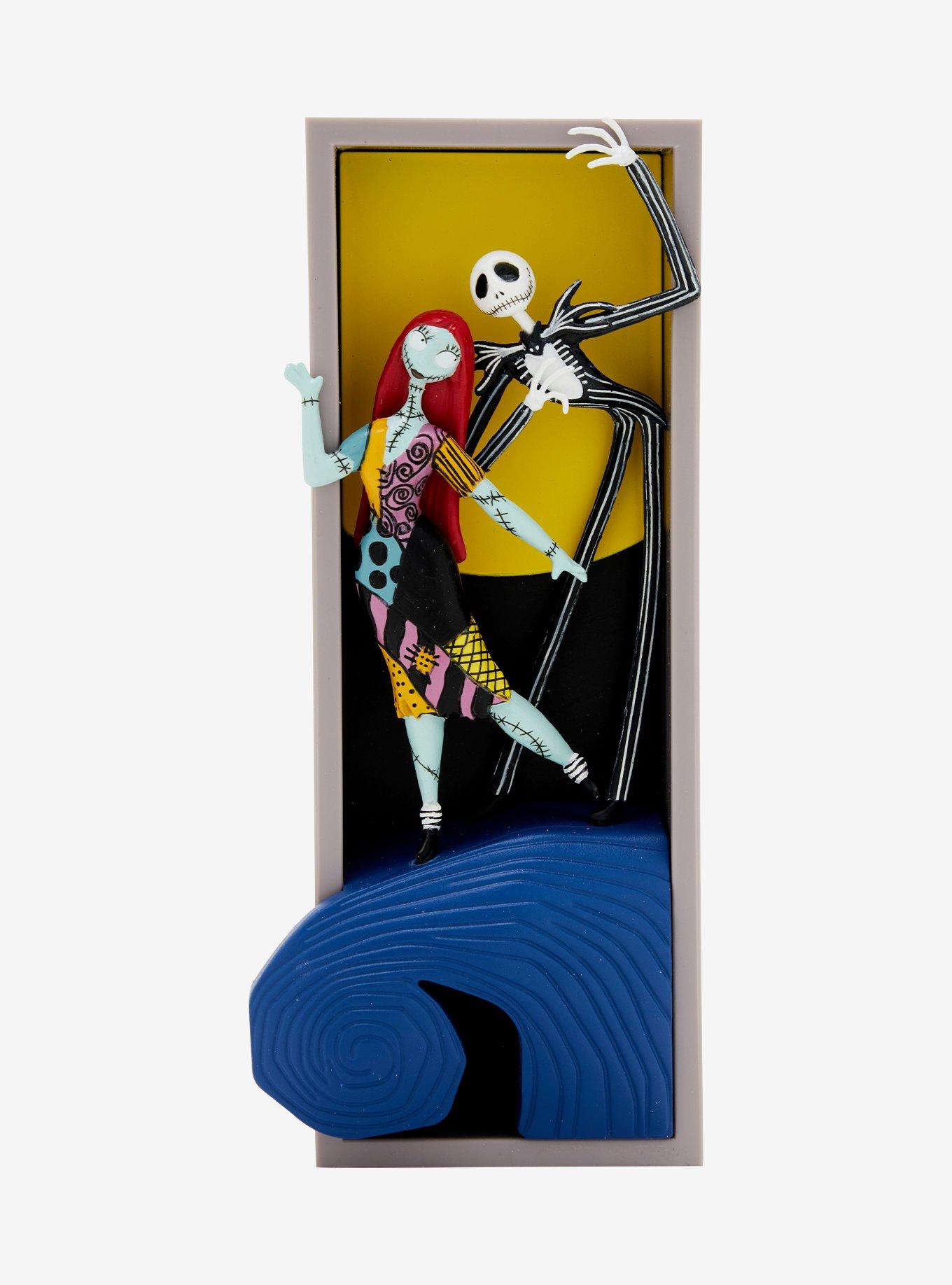Culturefly Disney The Nightmare Before Christmas Nooks Jack Skellington & Sally Book Nook Figure, , hi-res