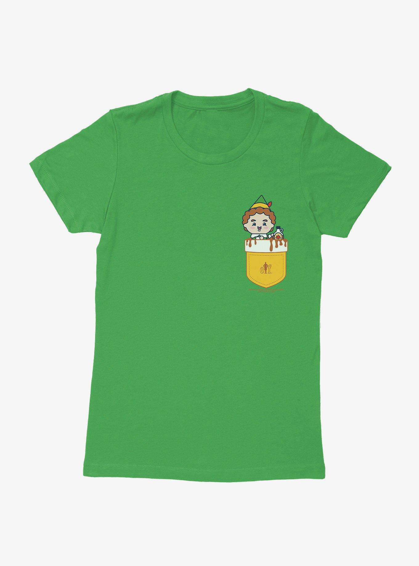 Elf Maple Syrup Faux Pocket Womens T-Shirt, , hi-res