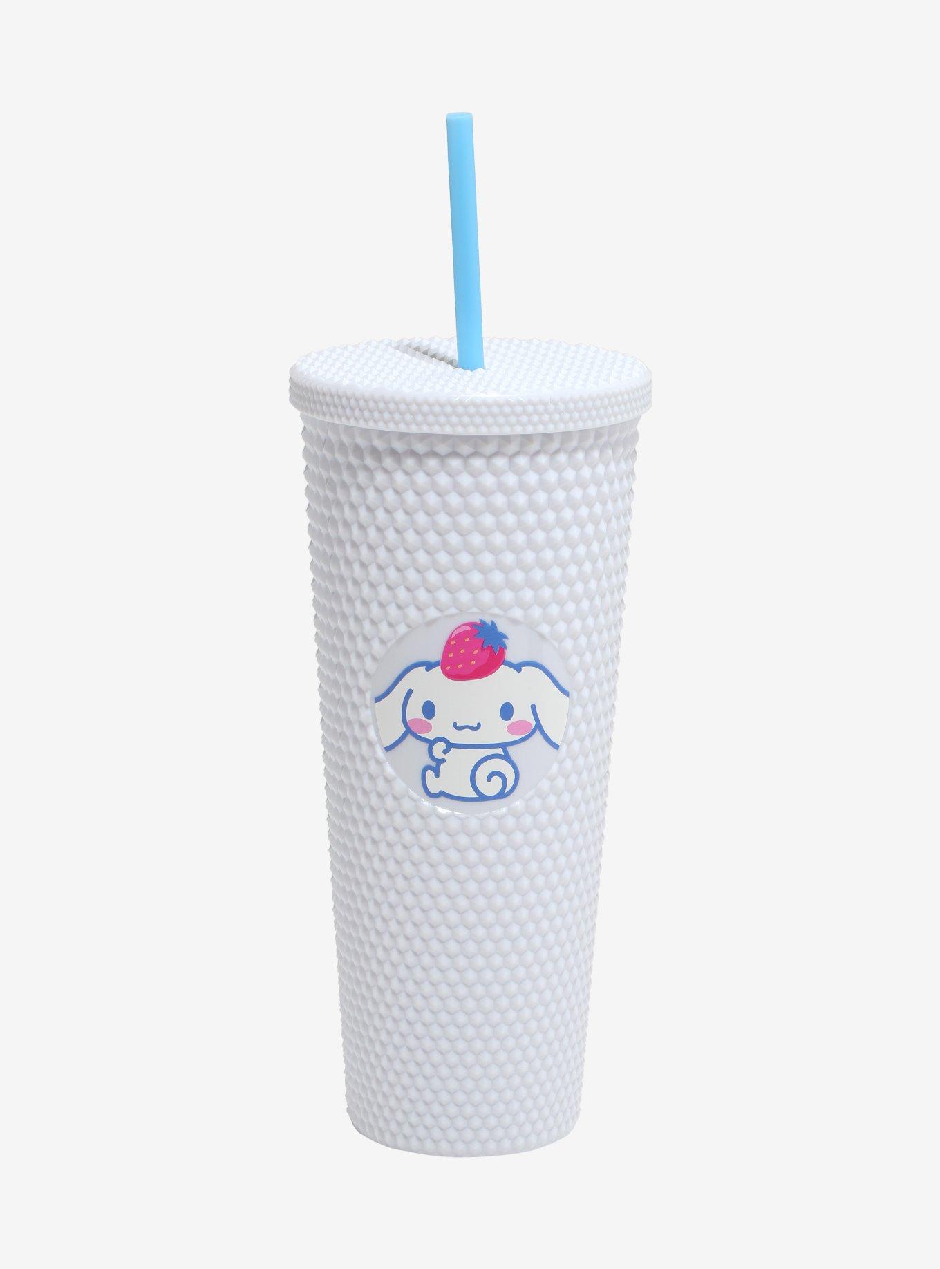 Cinnamoroll White Pyramid Stud Acrylic Travel Cup, , hi-res