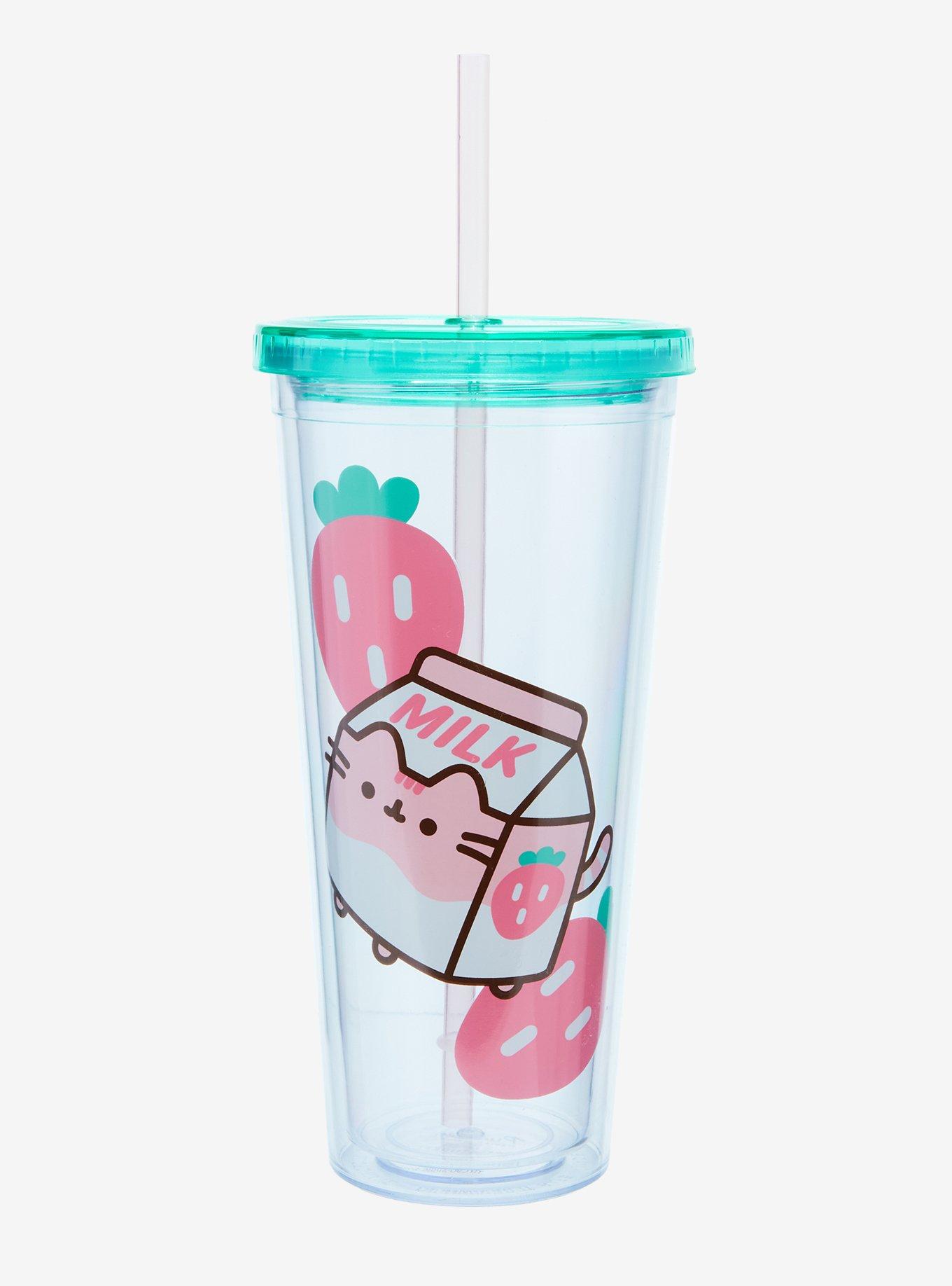 Pusheen Strawberry Milk Carton Carnival Cup