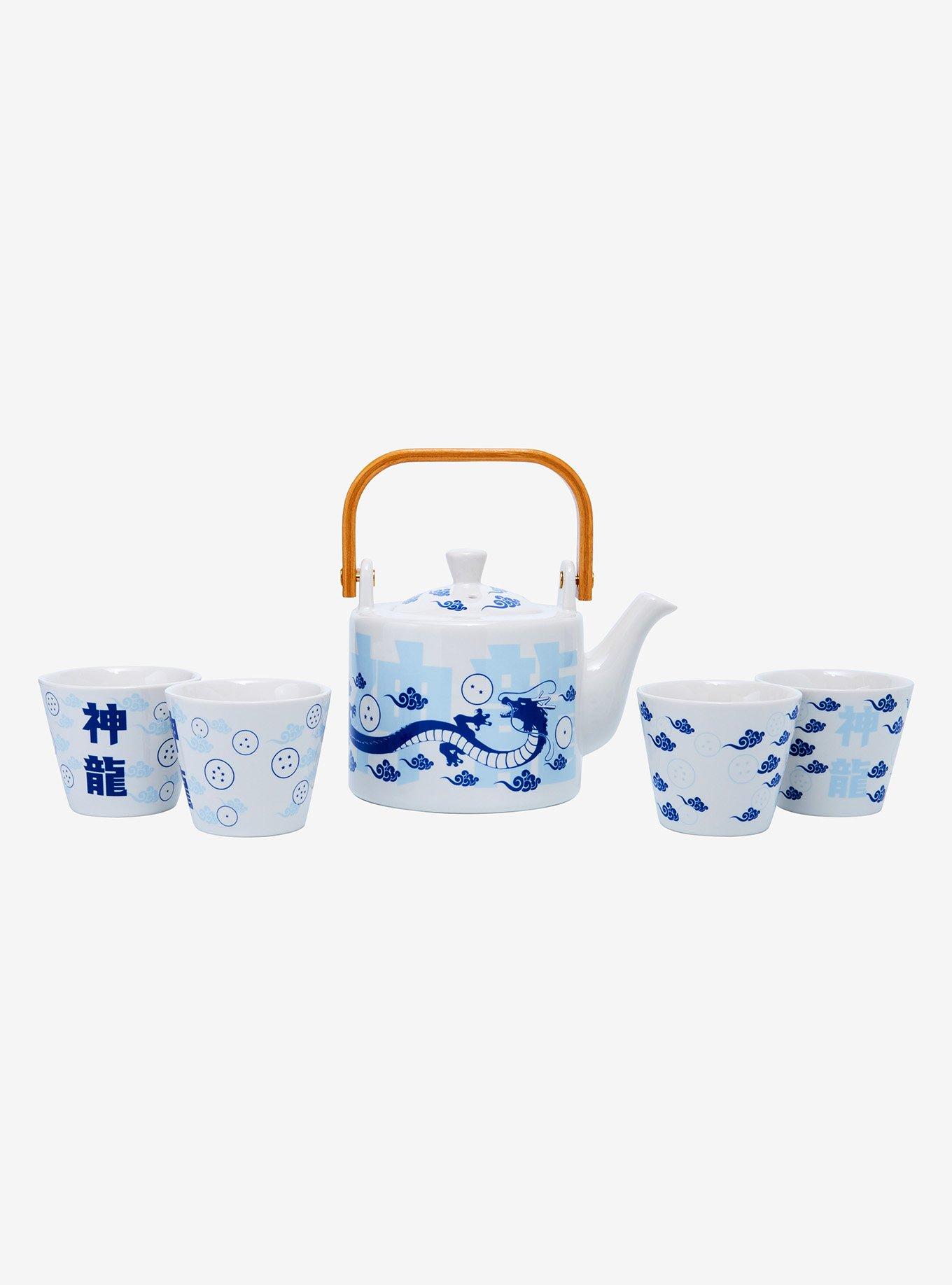 Dragon Ball Z Blue & White Icons Tea Set, , hi-res
