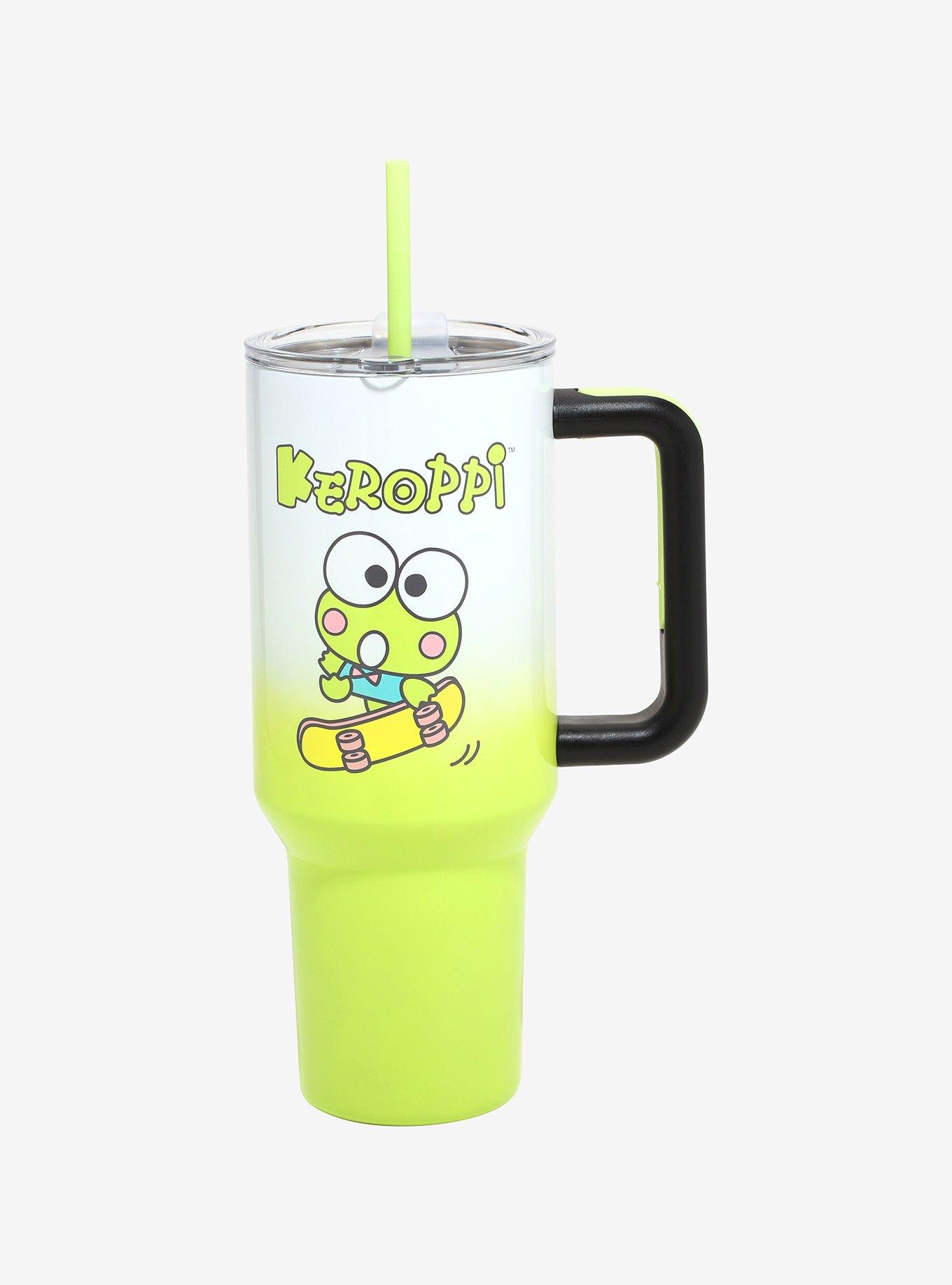 Keroppi Skateboard Stainless Steel Travel Cup | Hot Topic