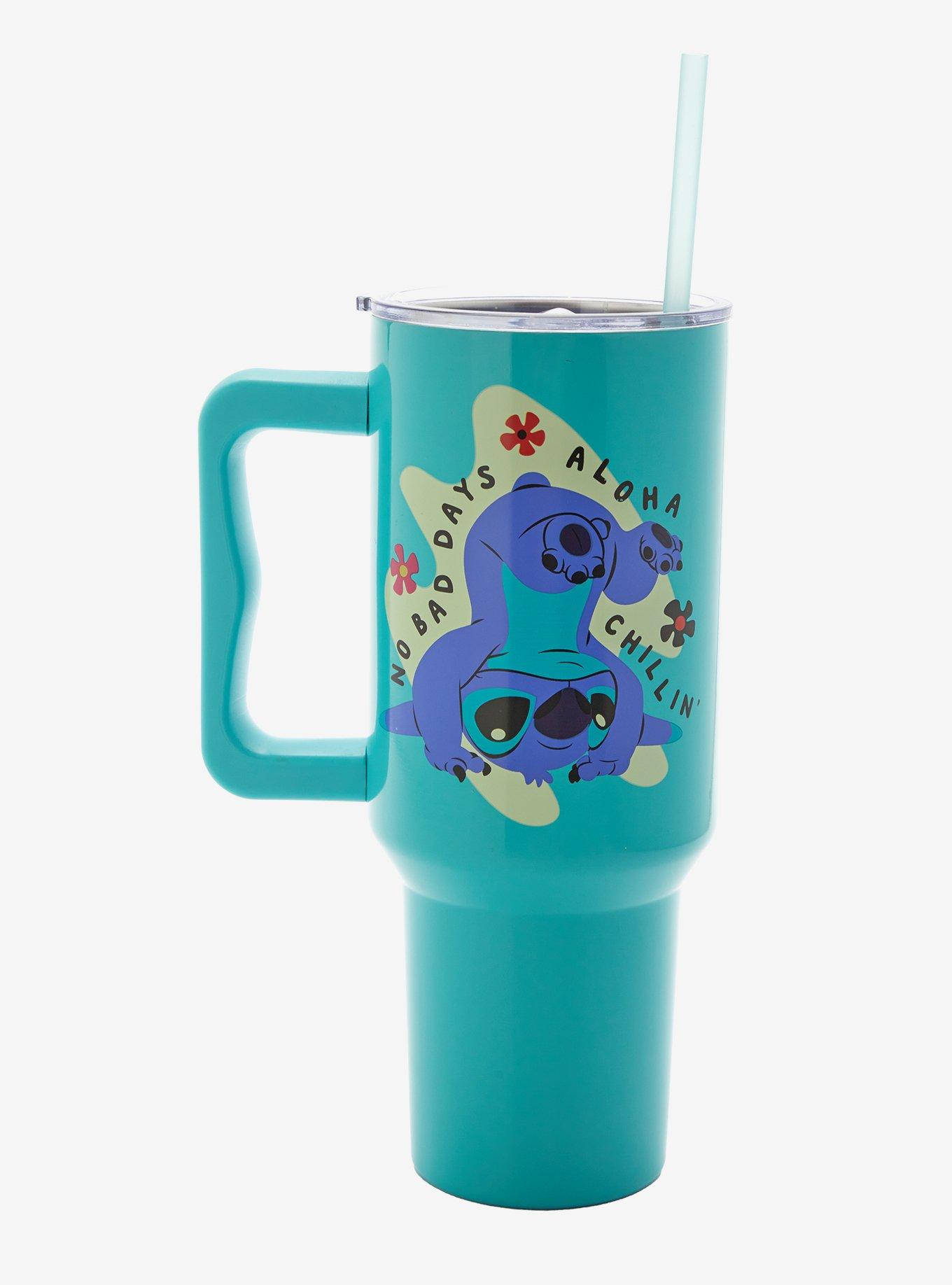 Disney Lilo & Stitch Aloha Travel Mug With Handle, , hi-res