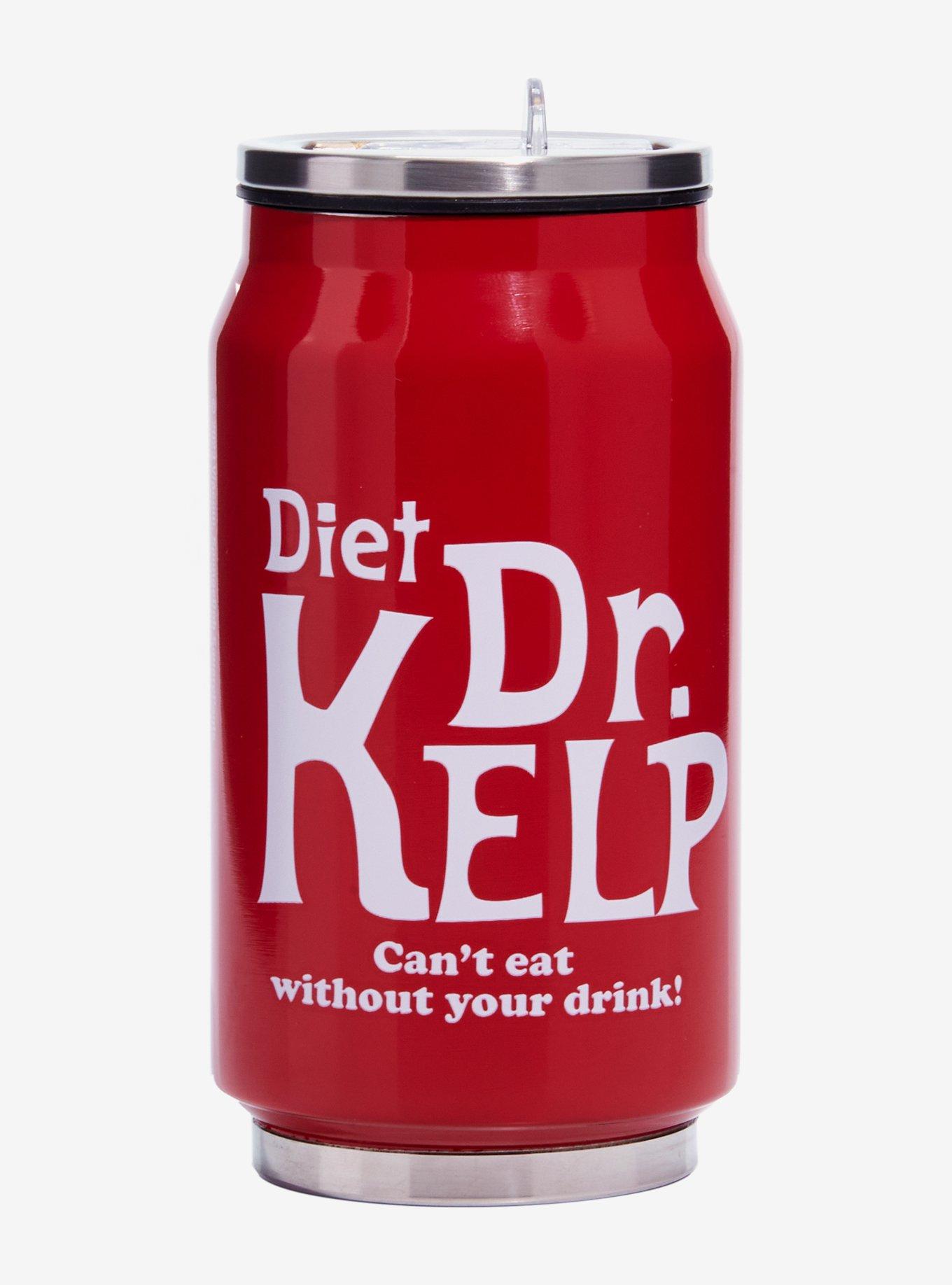 SpongeBob SquarePants Diet Dr. Kelp Soda Can Water Bottle