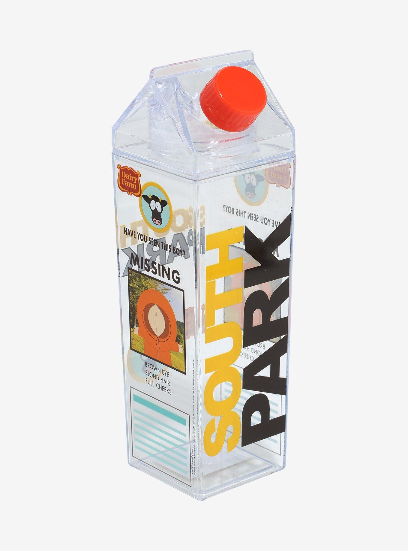 South Park Kenny Missing Milk Carton Water Bottle, , hi-res