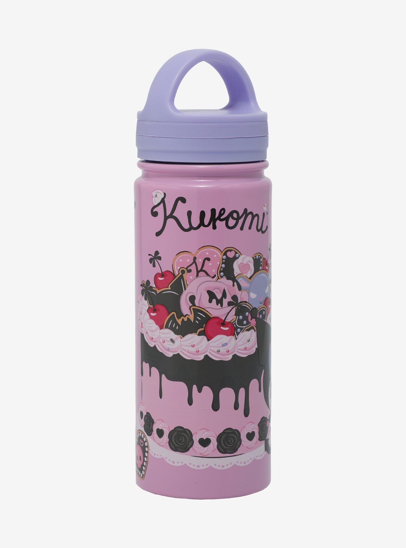 Kuromi Cake Stainless Steel Water Bottle, , hi-res