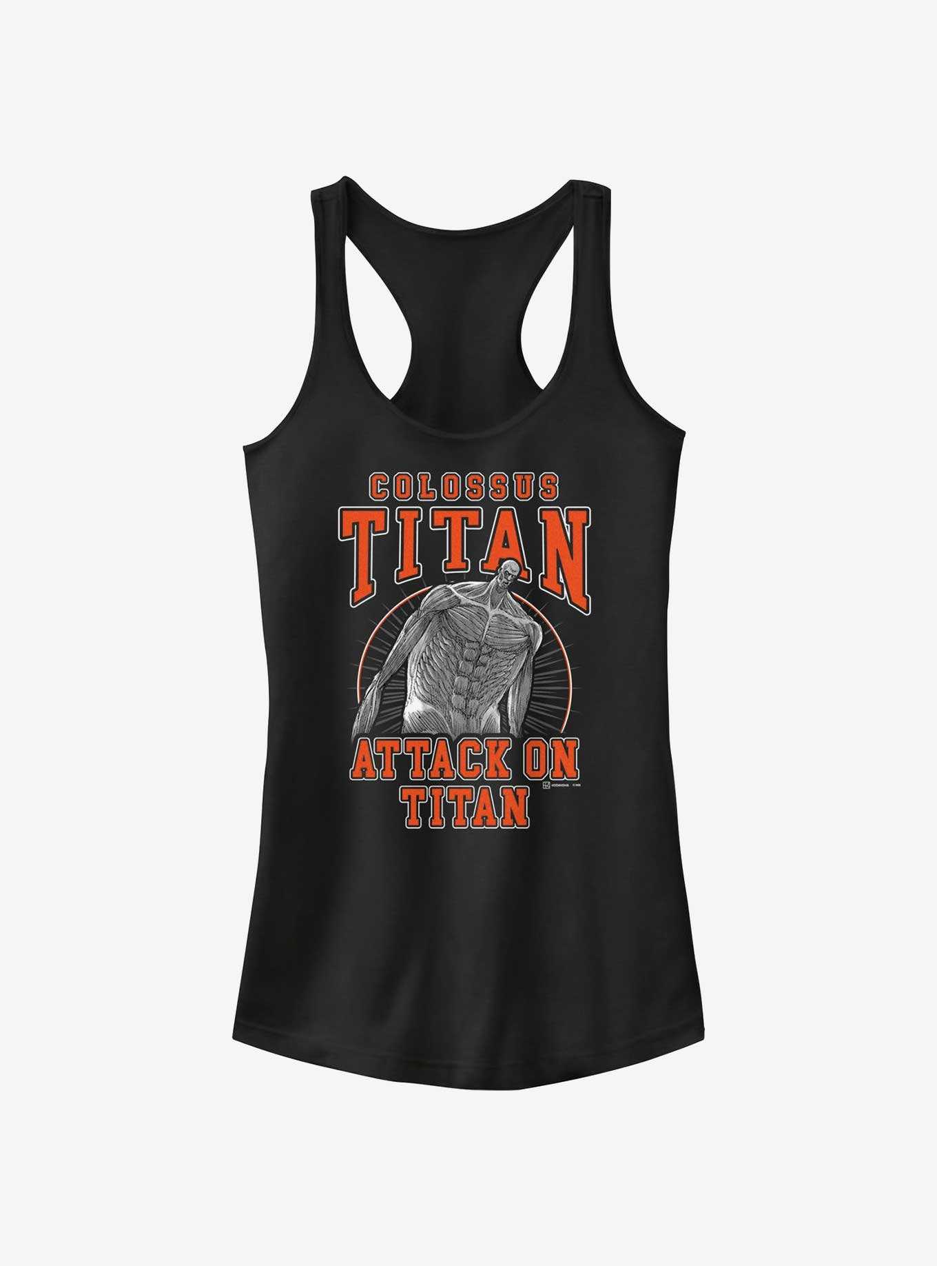 Attack on Titan Colossus Titan Jersey Girls Tank, , hi-res