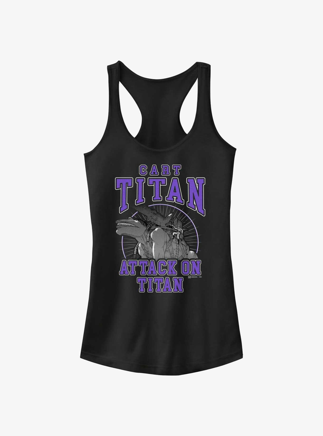 Attack on Titan Cart Titan Jersey Girls Tank