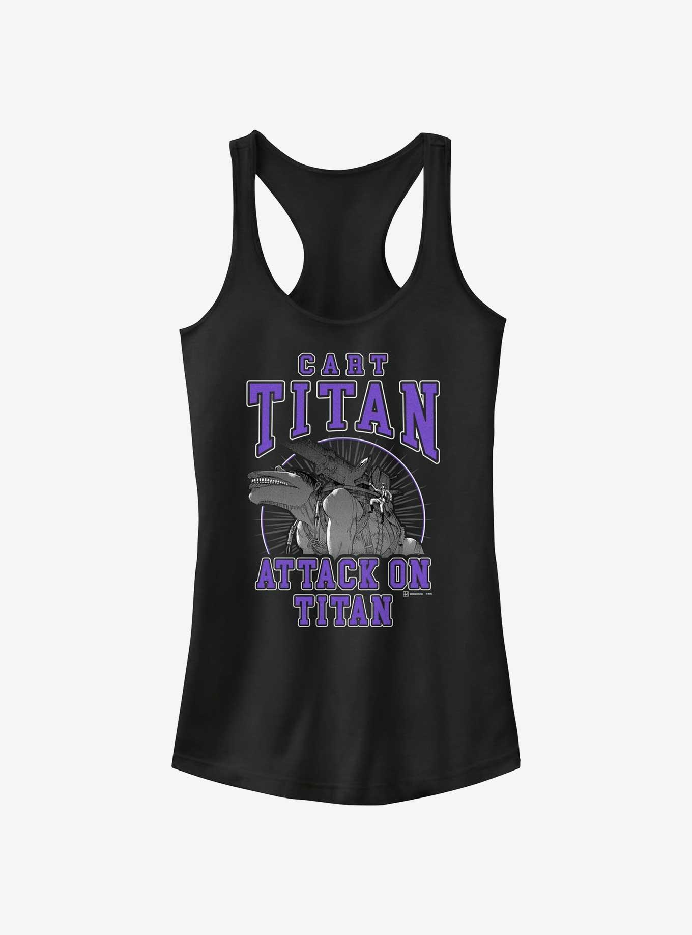 Attack on Titan Cart Titan Jersey Girls Tank, , hi-res