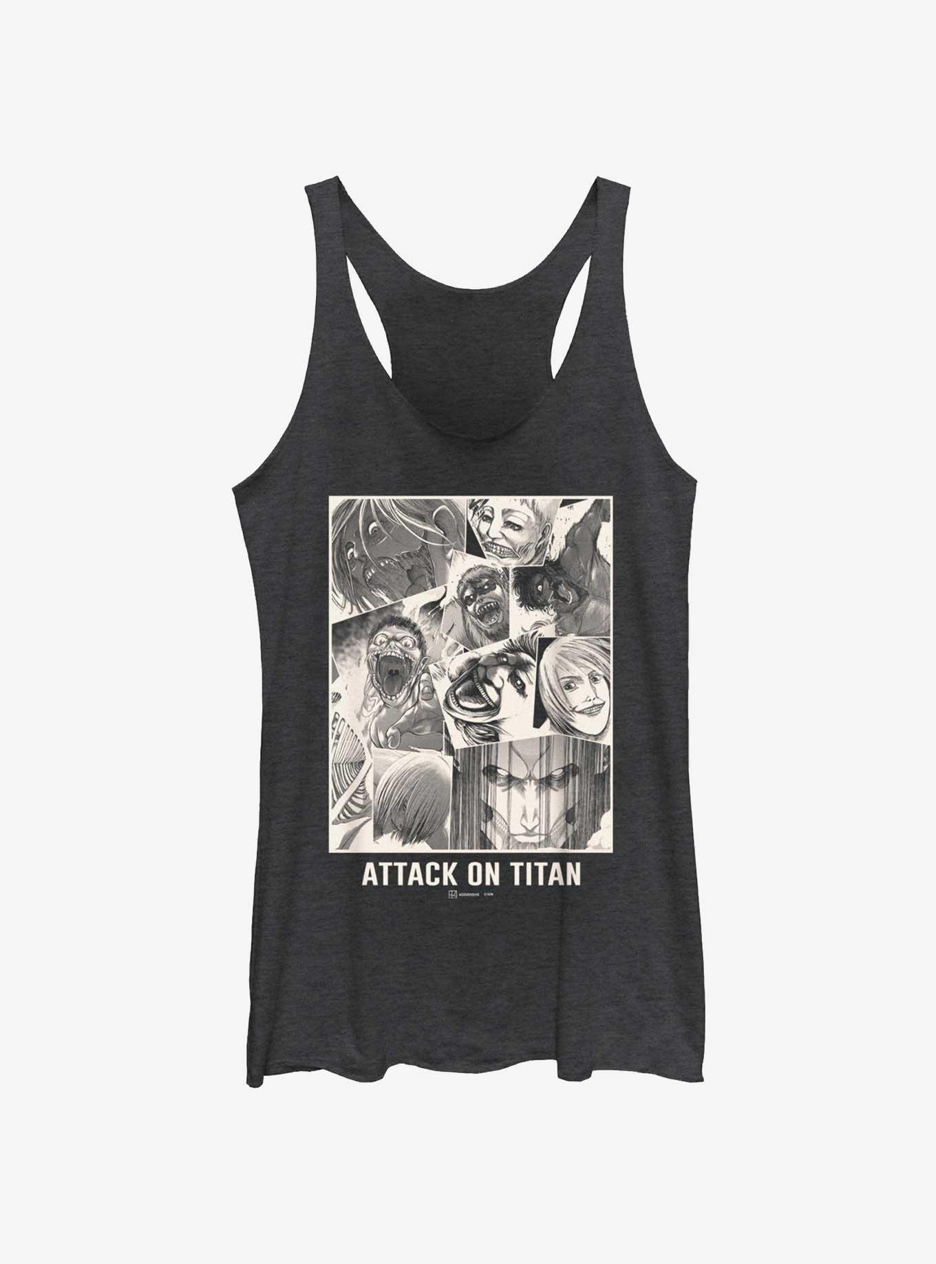 Attack on Titan Titan Collage Girls Tank, , hi-res