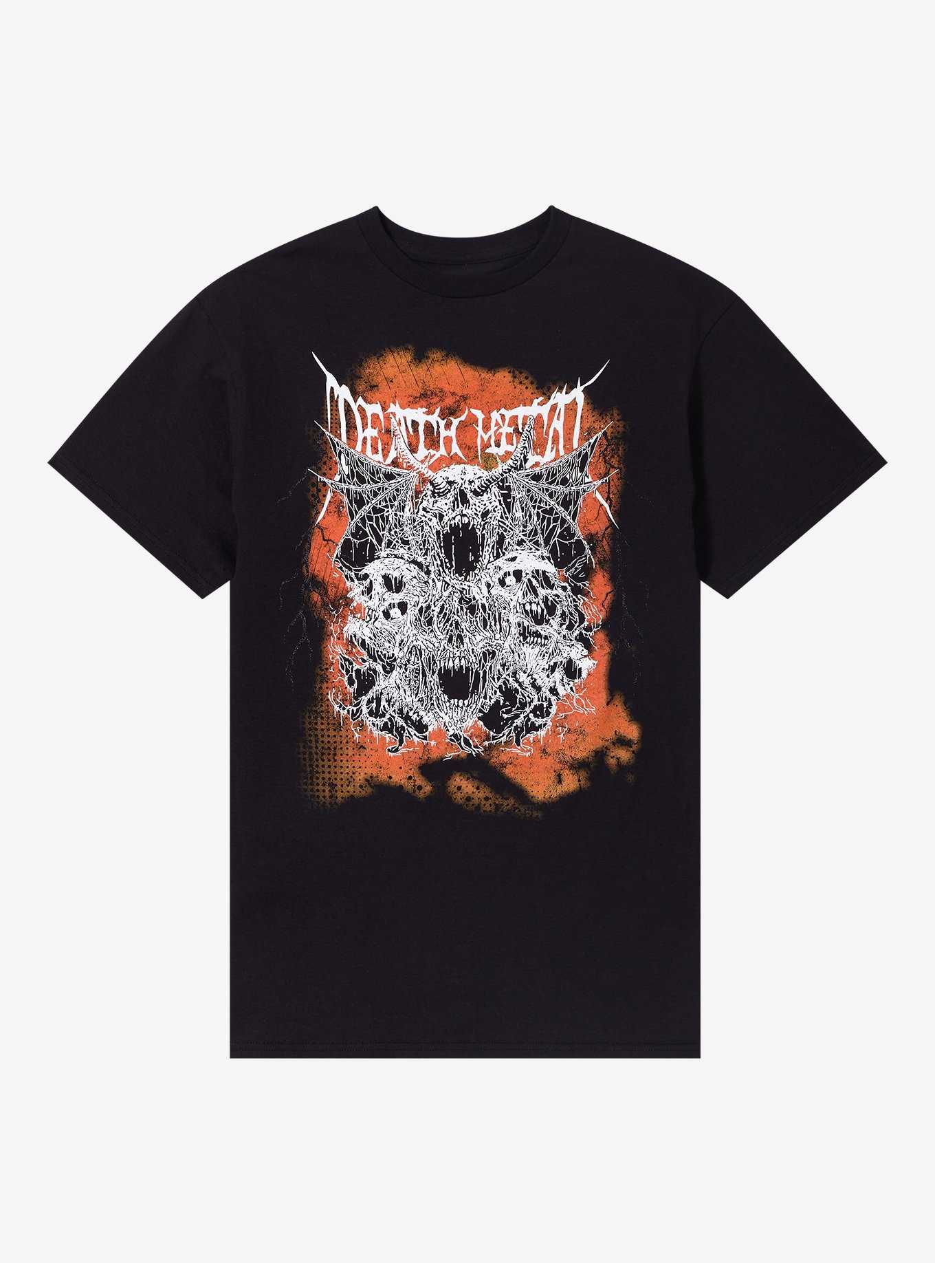 Death Metal Dripping Skulls T-Shirt, , hi-res