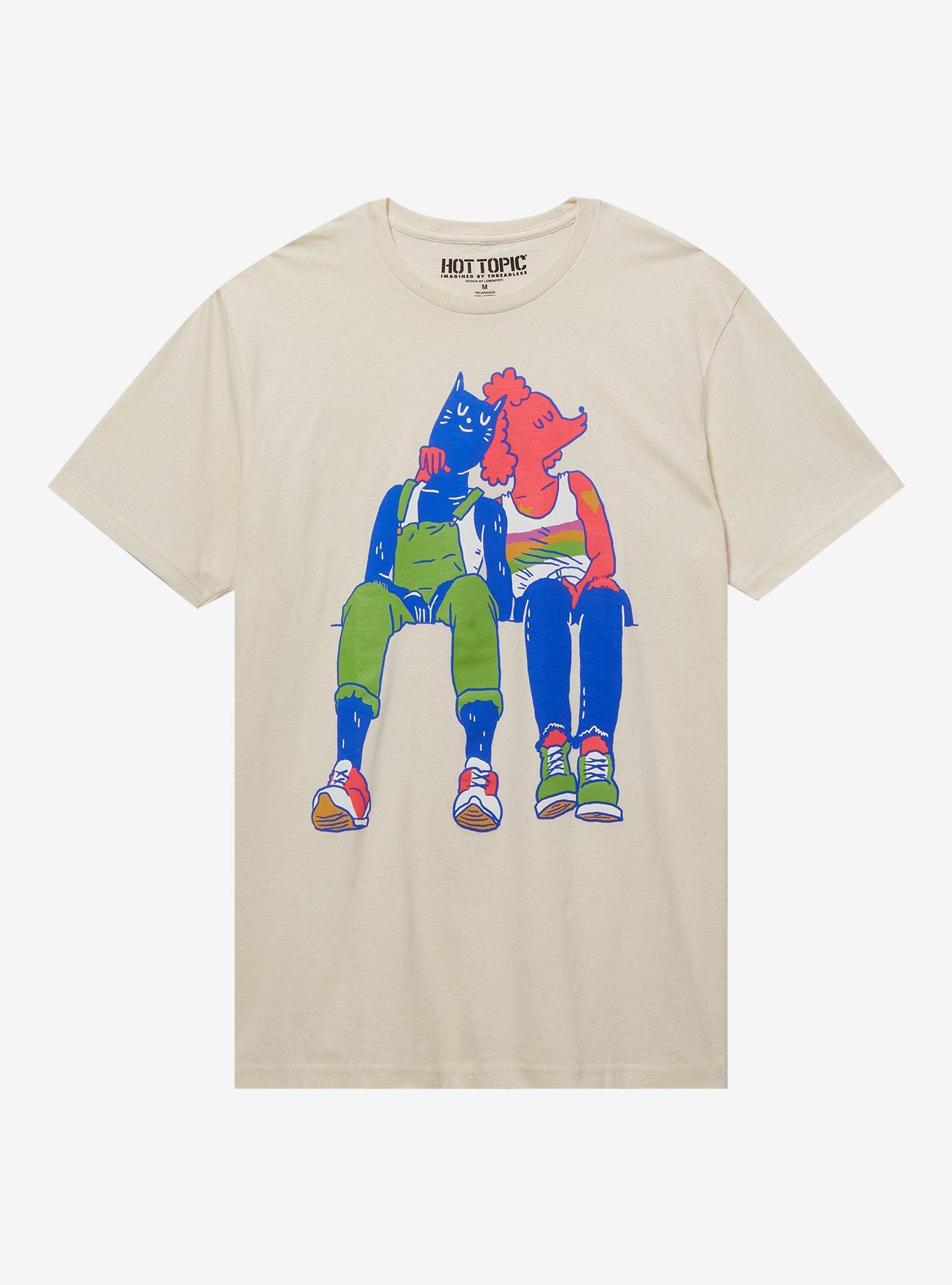 Best Buddies Animals T-Shirt By Lemonyeti, BEIGE, hi-res