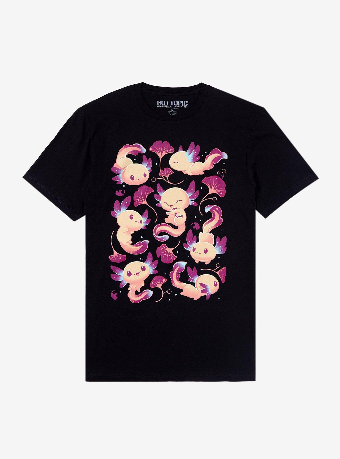 BABYLFoxesGirlsT-Shirt JLサイズHOTTOPIC Axolotl Ginkgo Leaf T-Shirt By Snouleaf | Hot Topic