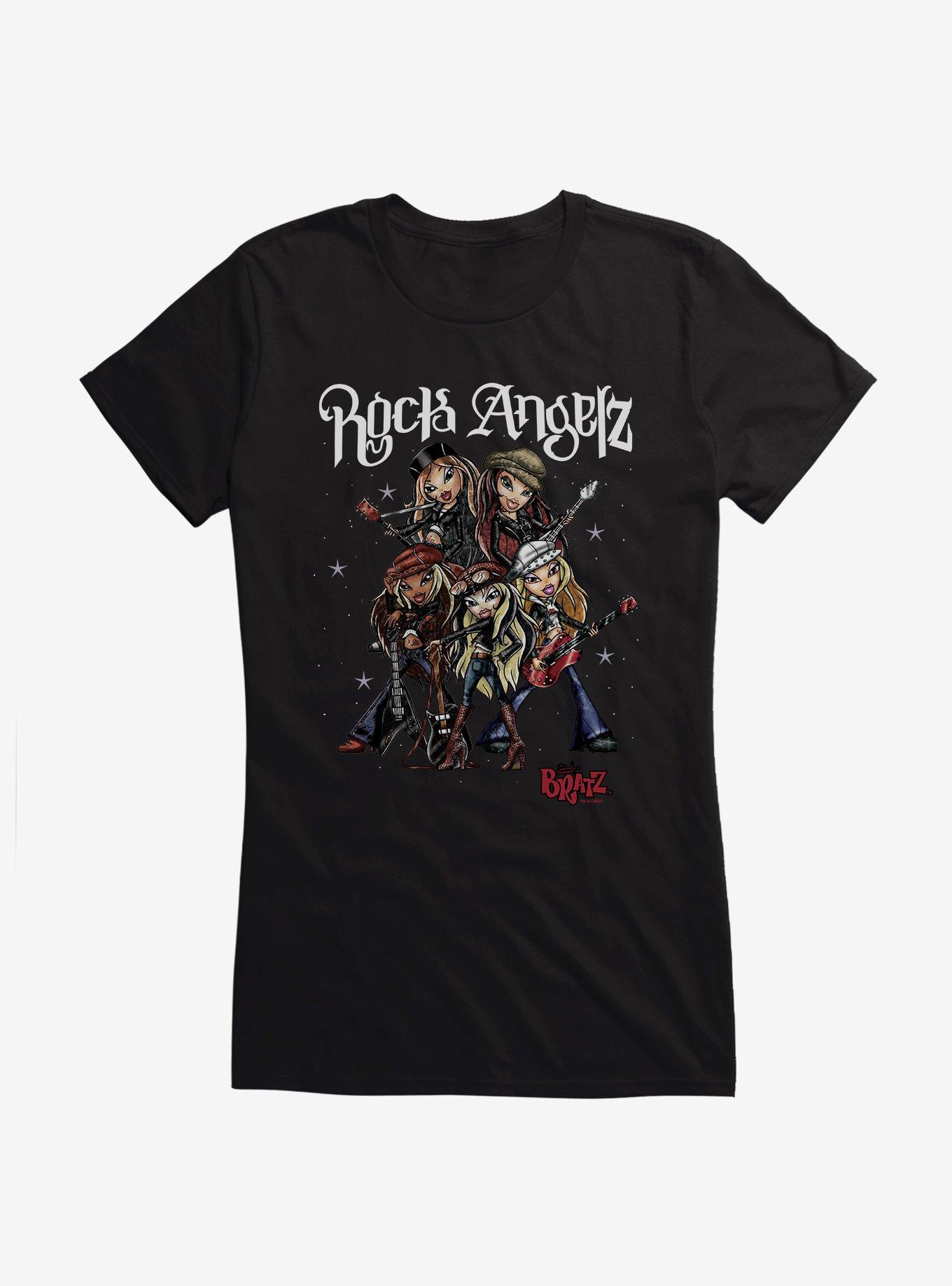 Bratz Rock Angelz Stars Girls T-Shirt, BLACK, hi-res
