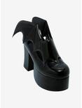Strange Cvlt Black Vampira Platform Heels, MULTI, hi-res