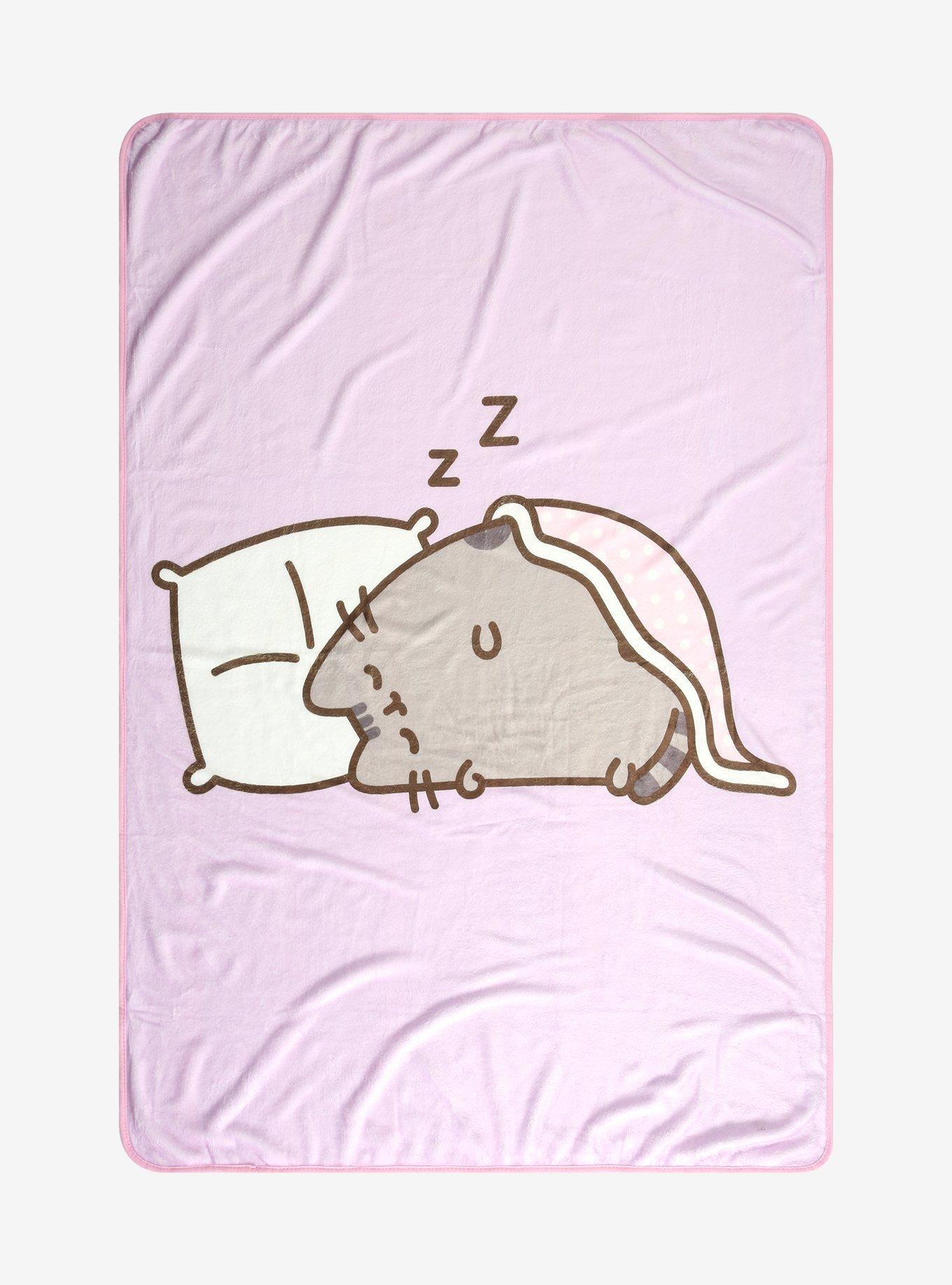 Pusheen Napping Fleece Throw Blanket BoxLunch Exclusive BoxLunch