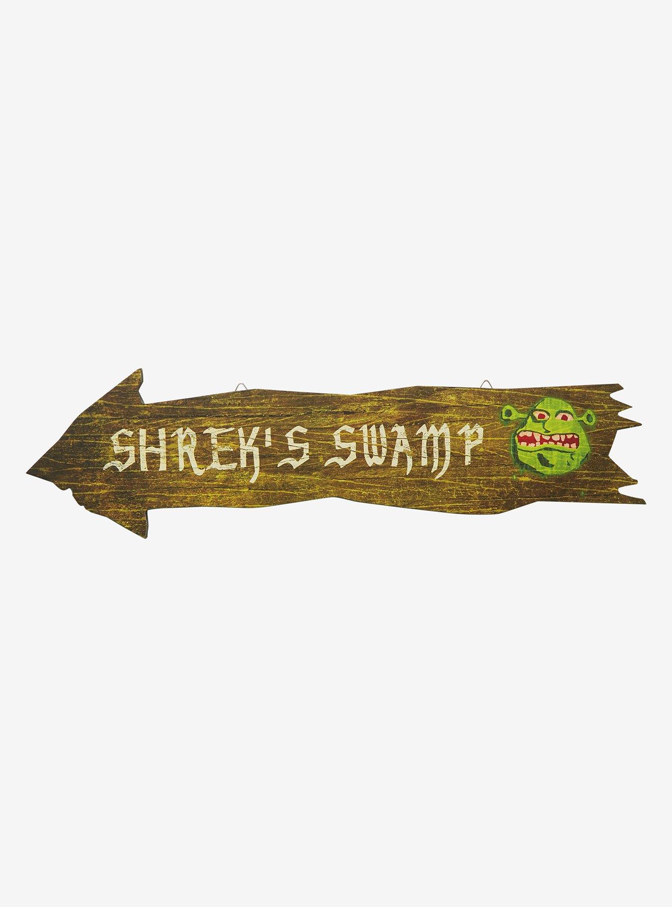 DreamWorks Shrek Swamp Arrow Wall Sign - BoxLunch Exclusive, , hi-res