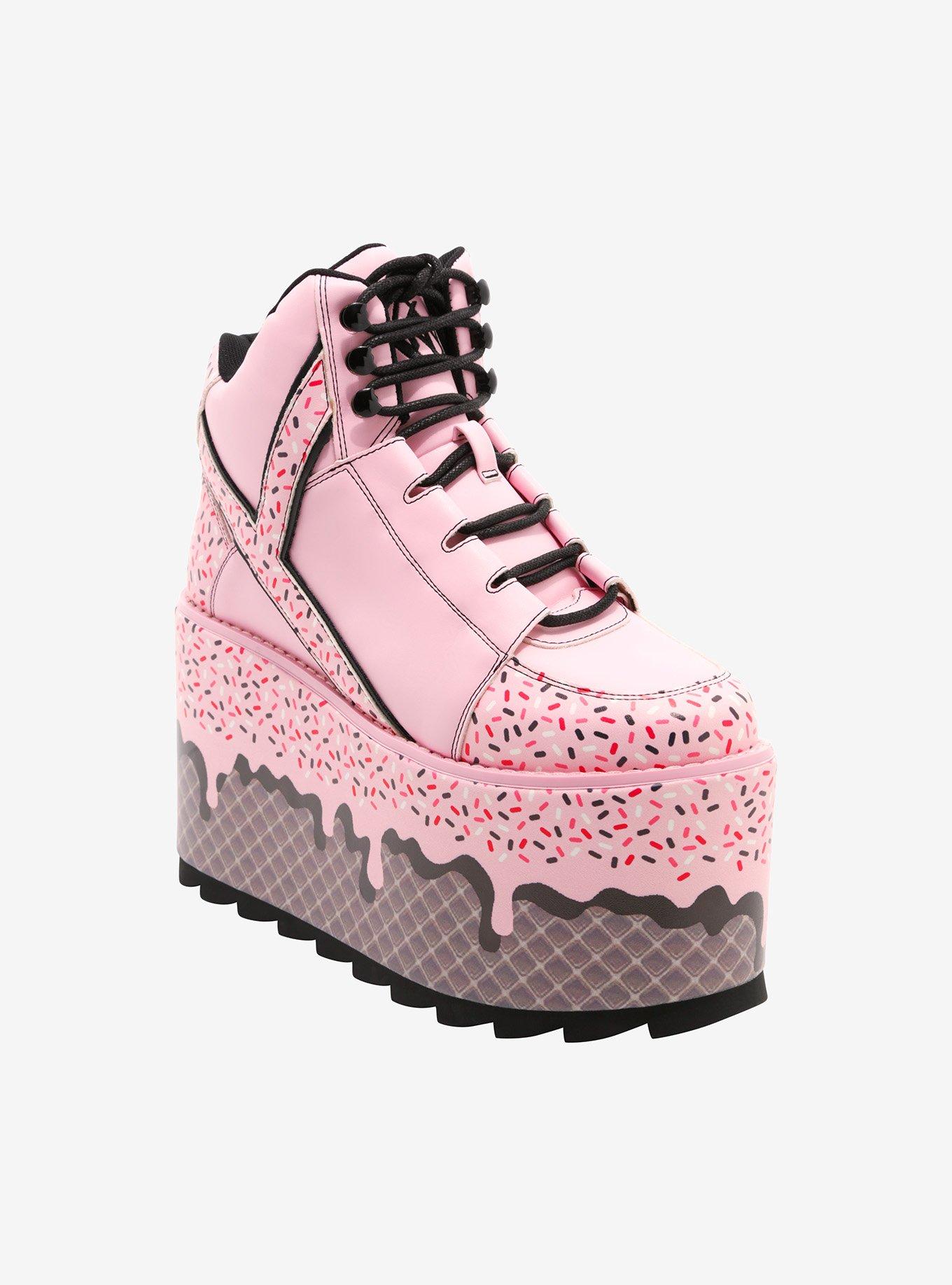 YRU Qozmo Ice Cream Platform Sneakers, MULTI, hi-res