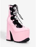 YRU Lucid Pink Platform Heels, MULTI, hi-res