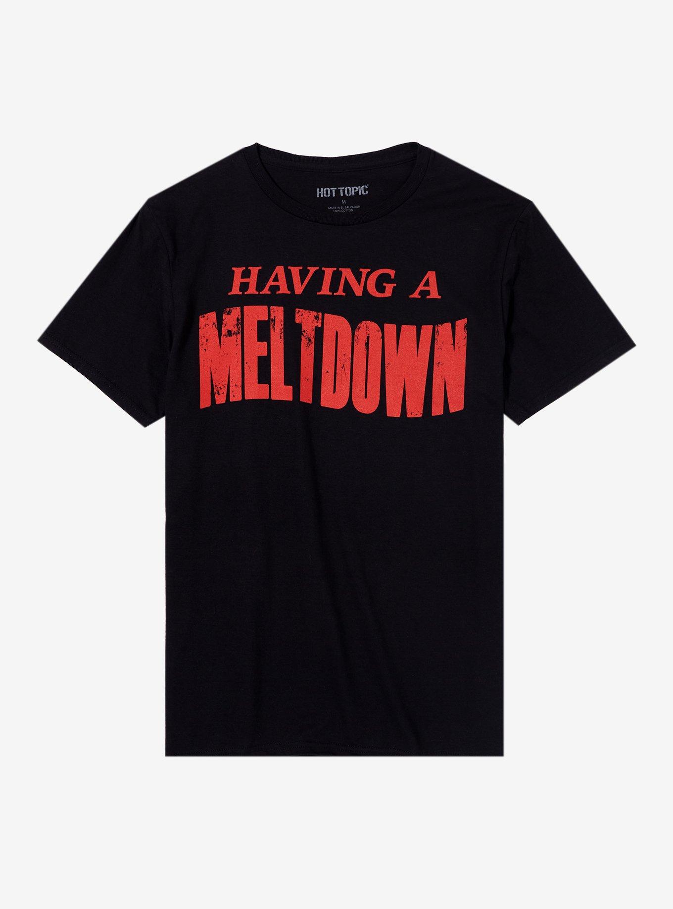 Having A Meltdown T-Shirt, BLACK, hi-res