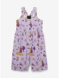 Disney Tangled Rapunzel Button Front Toddler Romper — BoxLunch Exclusive, MULTI, hi-res
