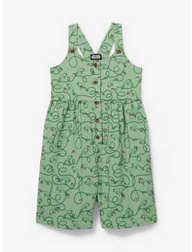 Disney Star Wars Grogu Button Front Toddler Romper — BoxLunch Exclusive, , hi-res