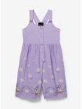 Disney Daisy Duck Button Front Toddler Romper — BoxLunch Exclusive, PURPLE, hi-res