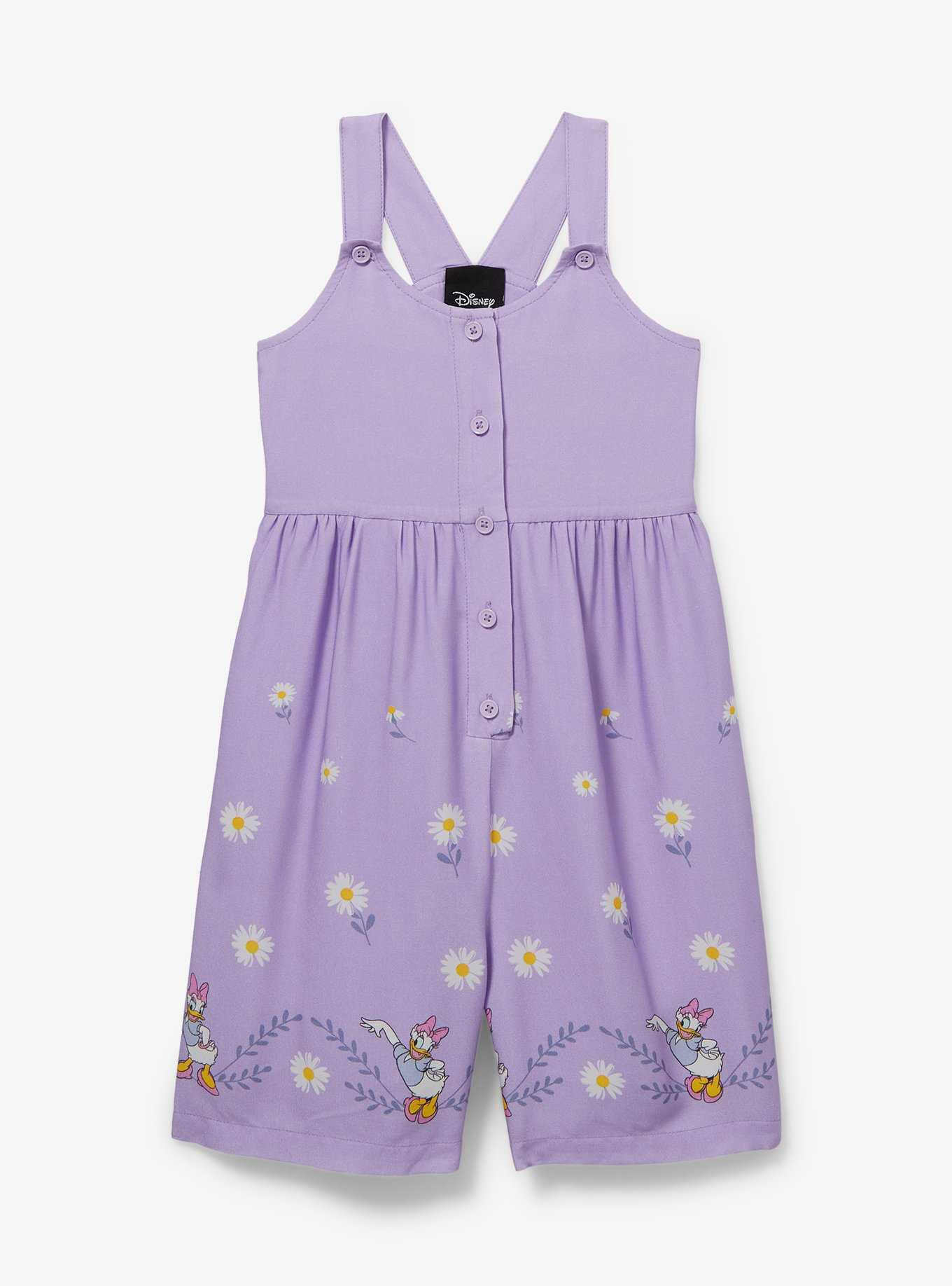 Disney Daisy Duck Button Front Toddler Romper — BoxLunch Exclusive, , hi-res