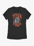 Attack on Titan Colossus Titan Jersey Womens T-Shirt, BLACK, hi-res