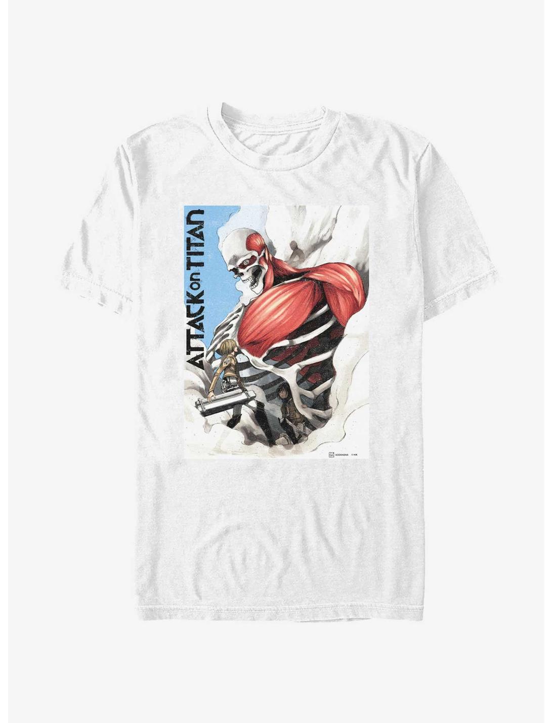 Attack on Titan In The Clouds T-Shirt, WHITE, hi-res