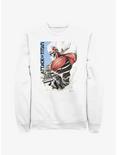 Attack on Titan In The Clouds Sweatshirt, WHITE, hi-res
