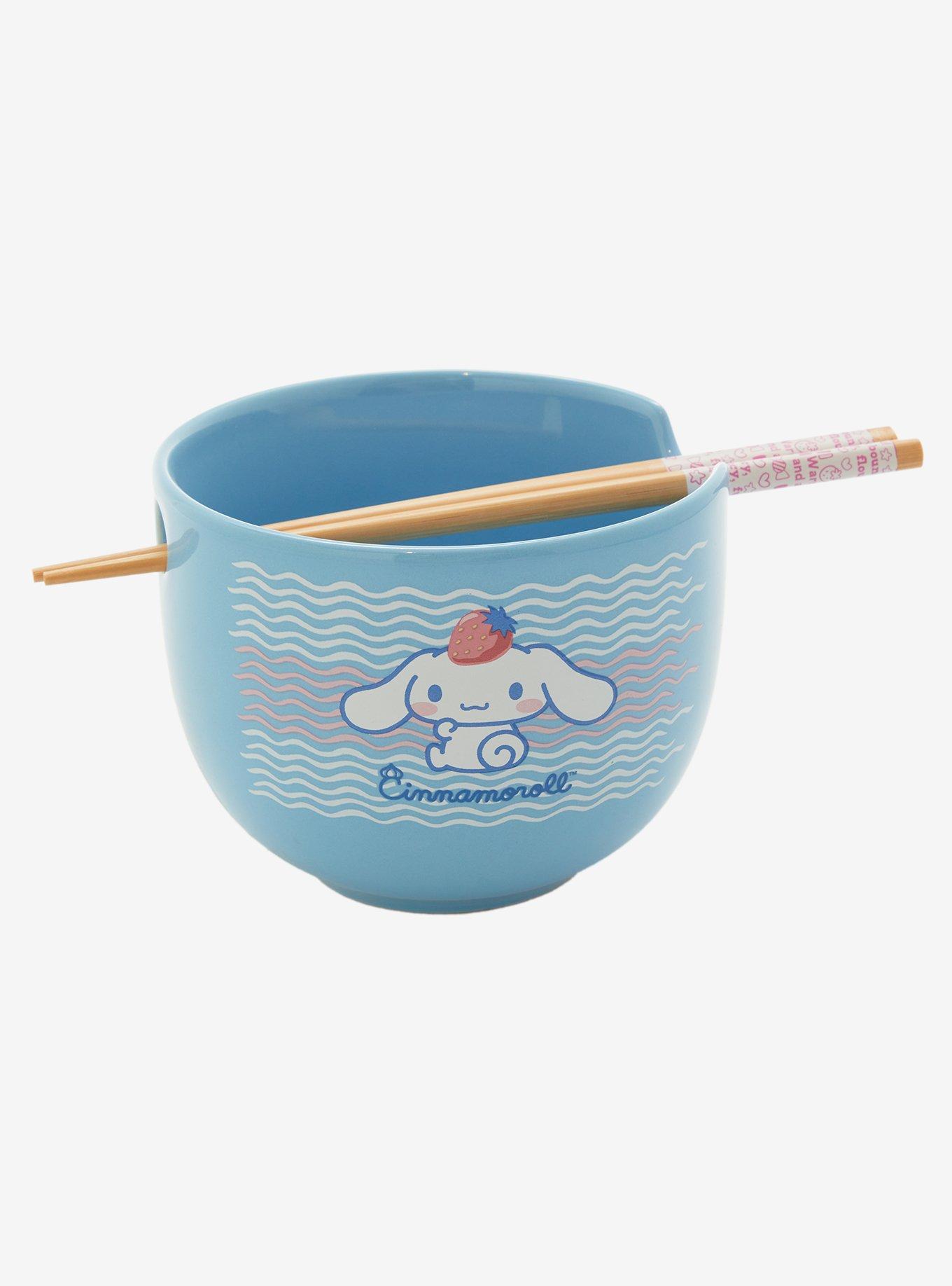 Cinnamoroll Strawberry Ramen Bowl With Chopsticks, , hi-res