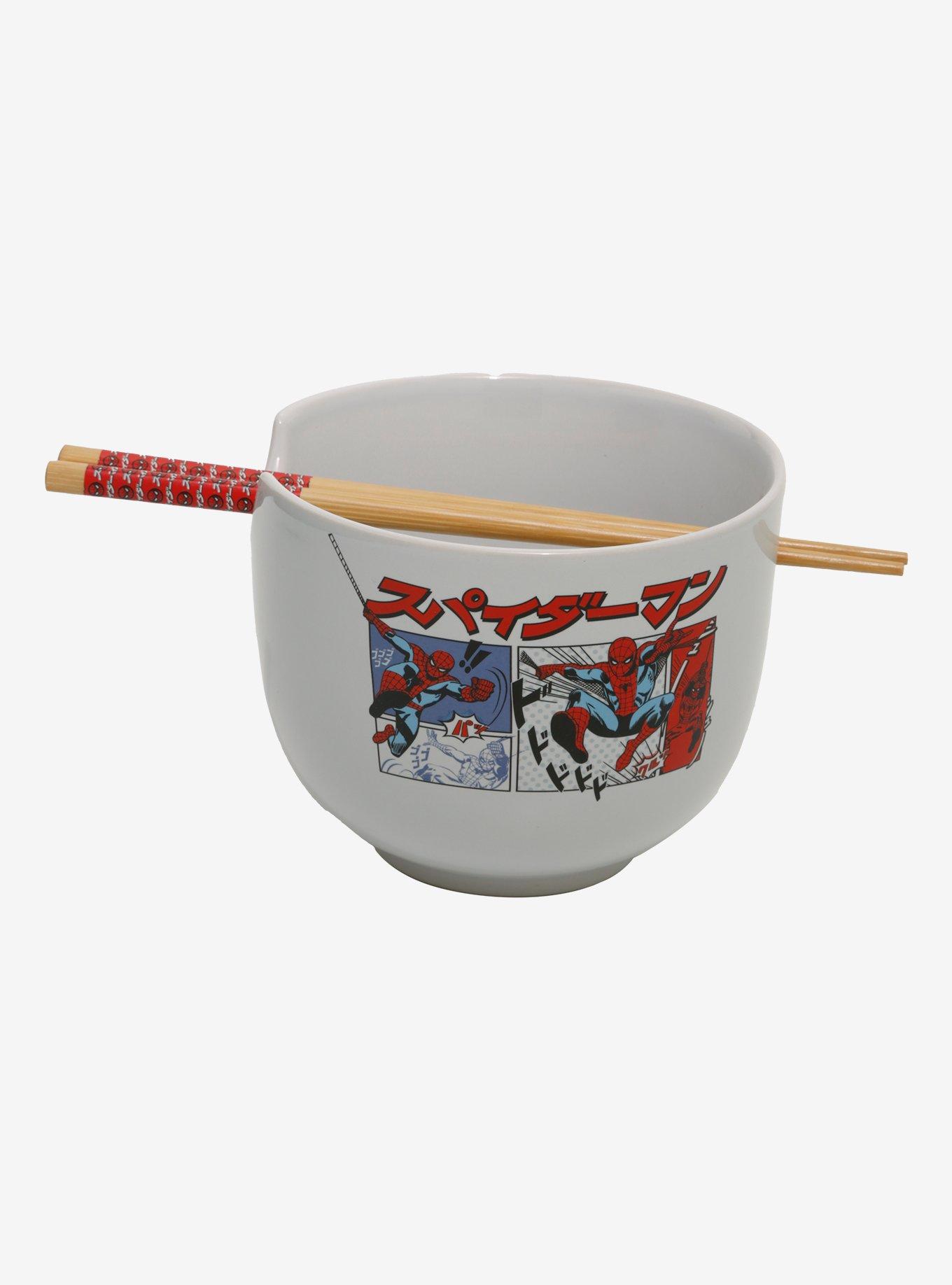 Marvel Spider-Man Comic Book Panels Ramen Bowl, , hi-res