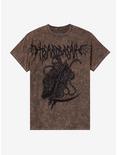 Global Threat Grim Reaper Brown Wash T-Shirt, SAND, hi-res