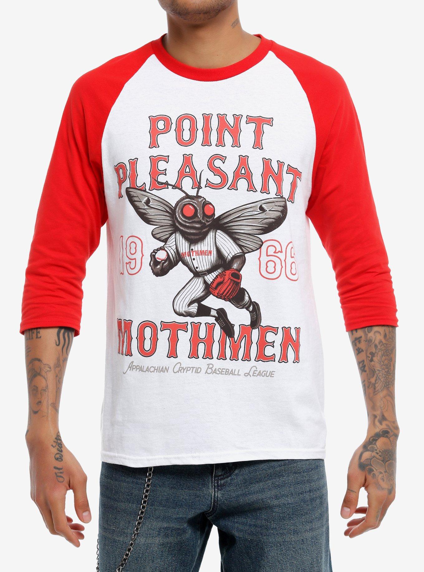 Point Pleasant Mothmen Baseball Raglan T-Shirt, , hi-res