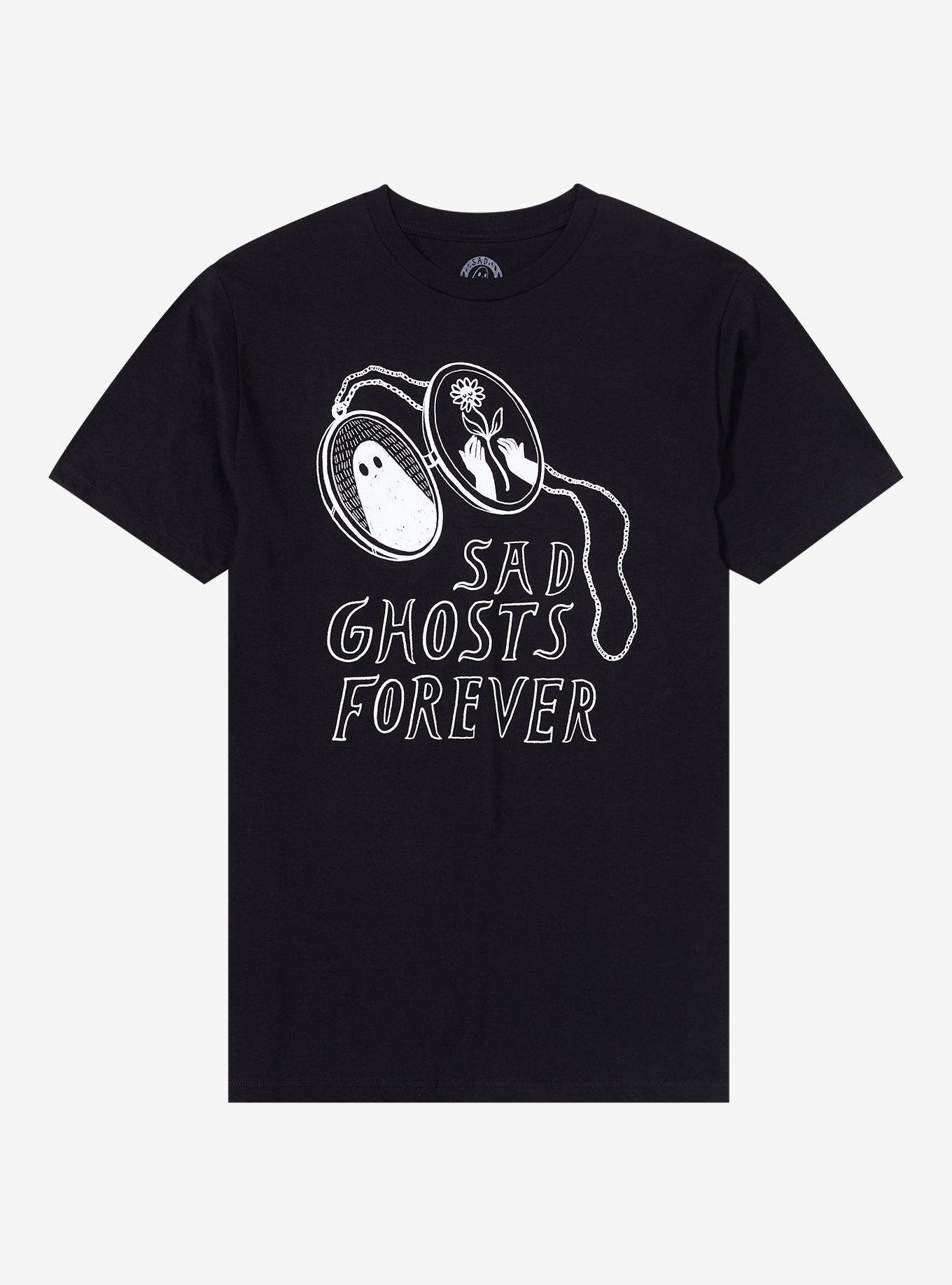 Sad Ghosts Forever T-Shirt By The Sad Ghost Club, BLACK, hi-res