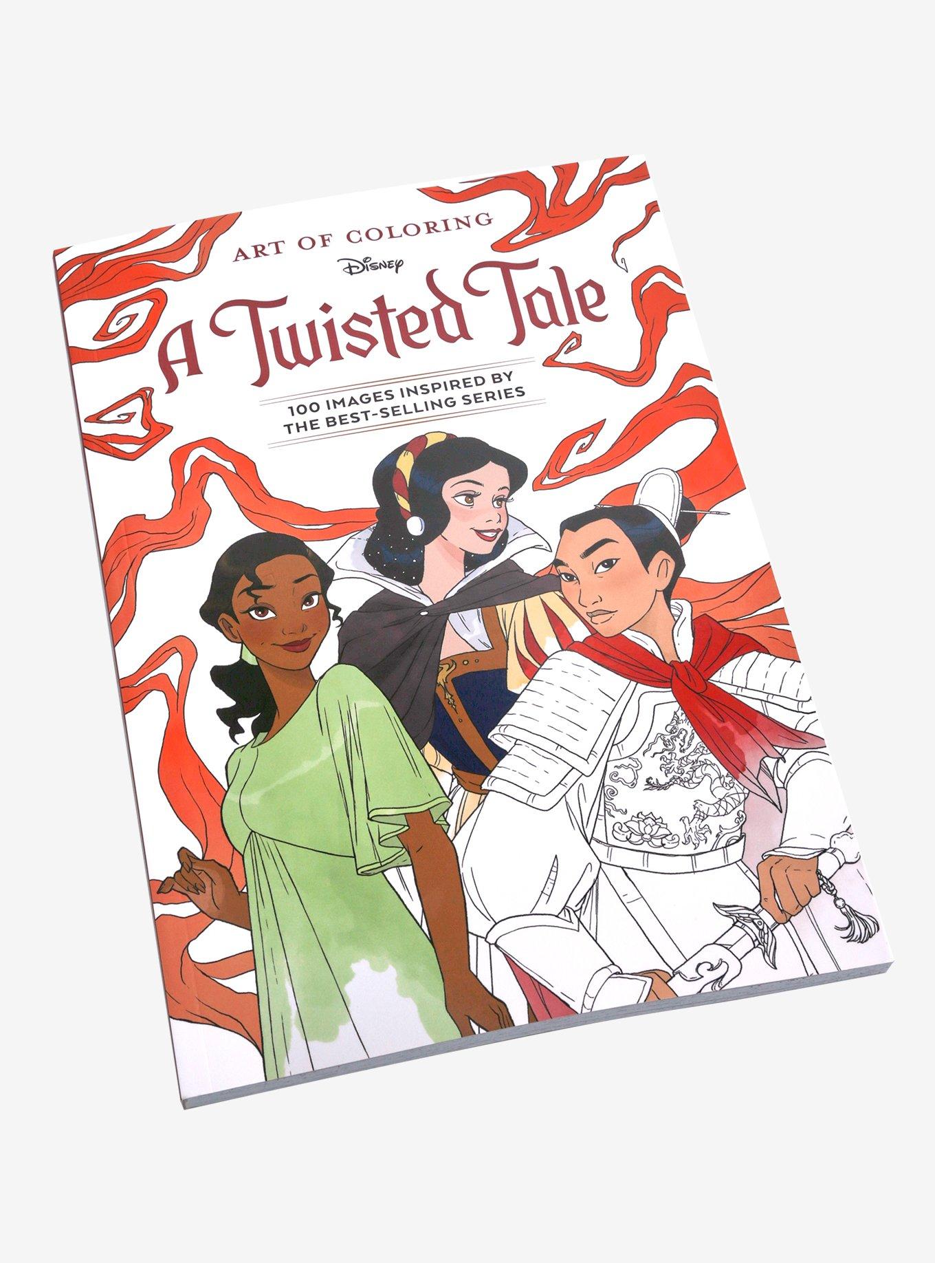 Disney Art Of Coloring A Twisted Tale Coloring Book Hot Topic